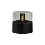 LED decorative light, flame effect, black base