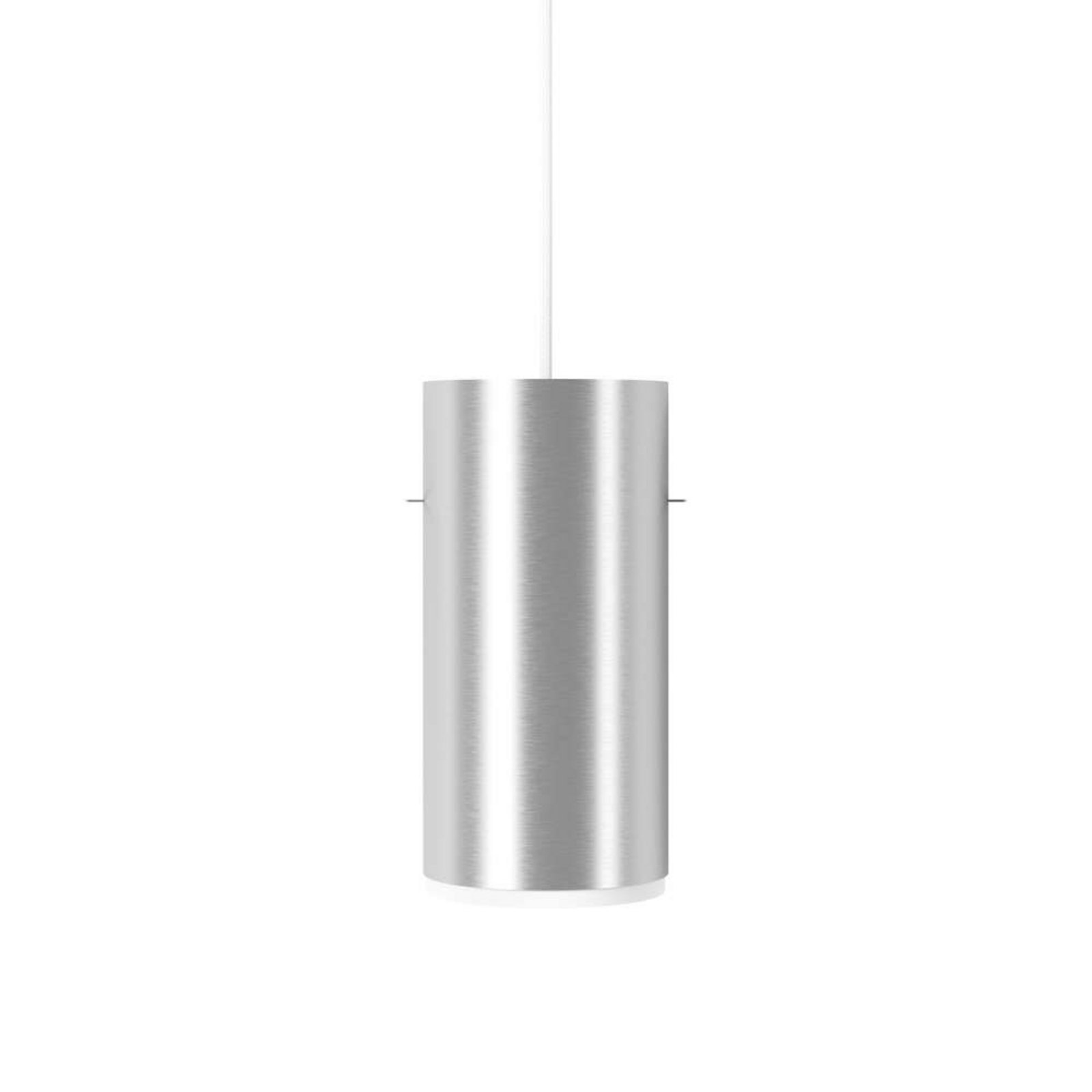 Tube Pendant Large Brushed Aluminium - Moebe