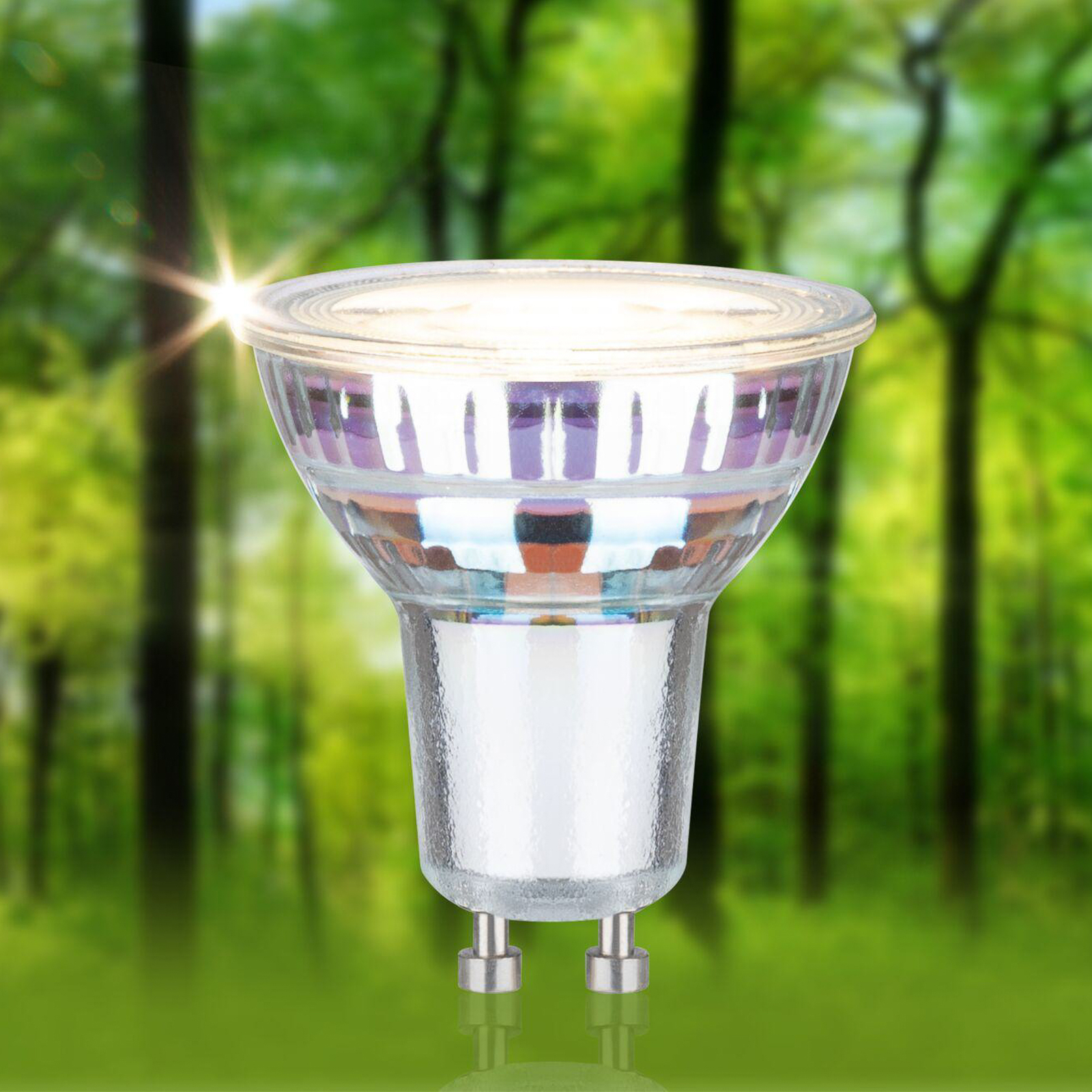 Paulmann GU10 LED bulb, 2.5 W, 3,000 K, 450 lm, 100°