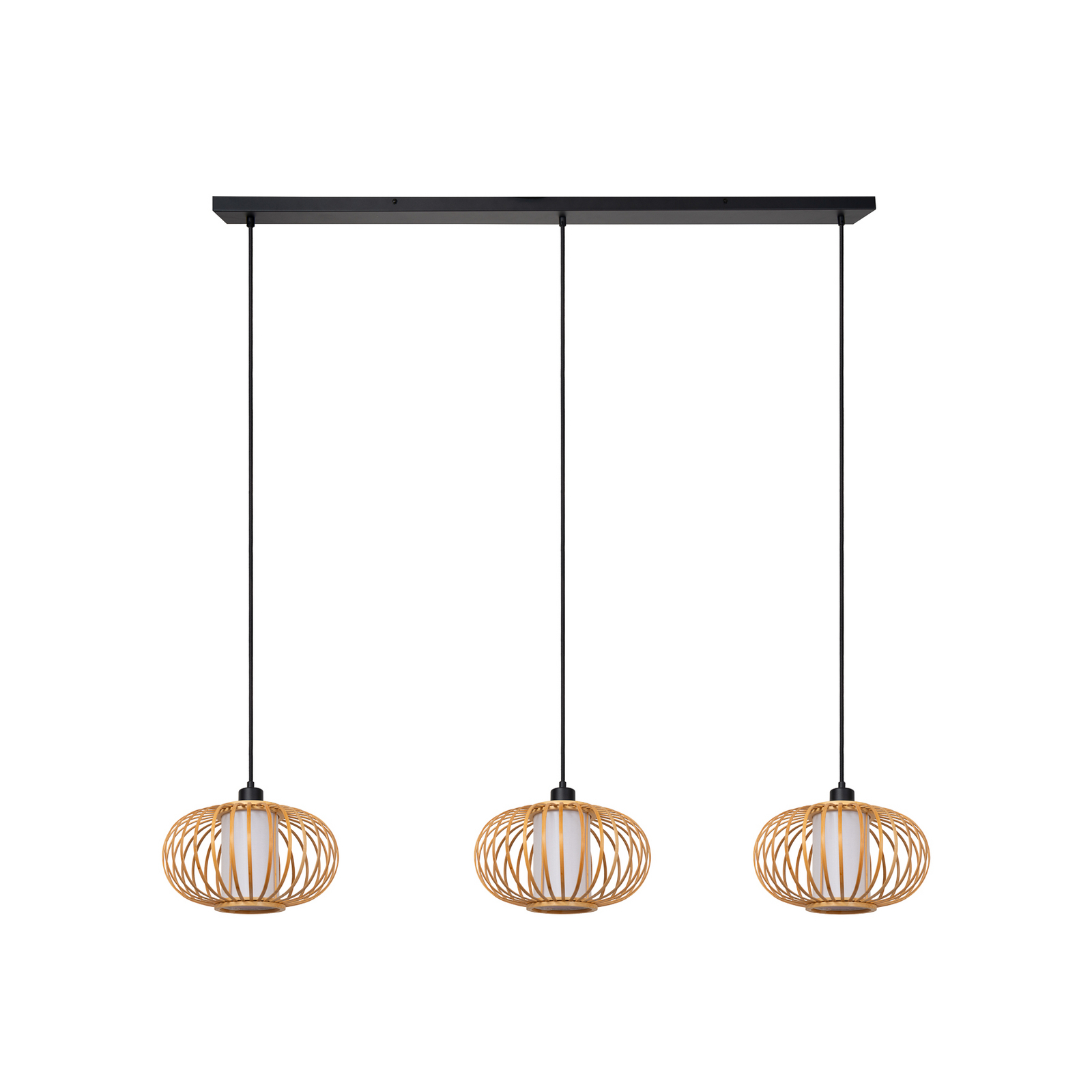 Hängeleuchte THULINE, Bambus, 3-flammig, Länge 141 cm, E27 Hängeleuchte THULINE, Bambus, 3-flammig, Länge 141 cm, E27
