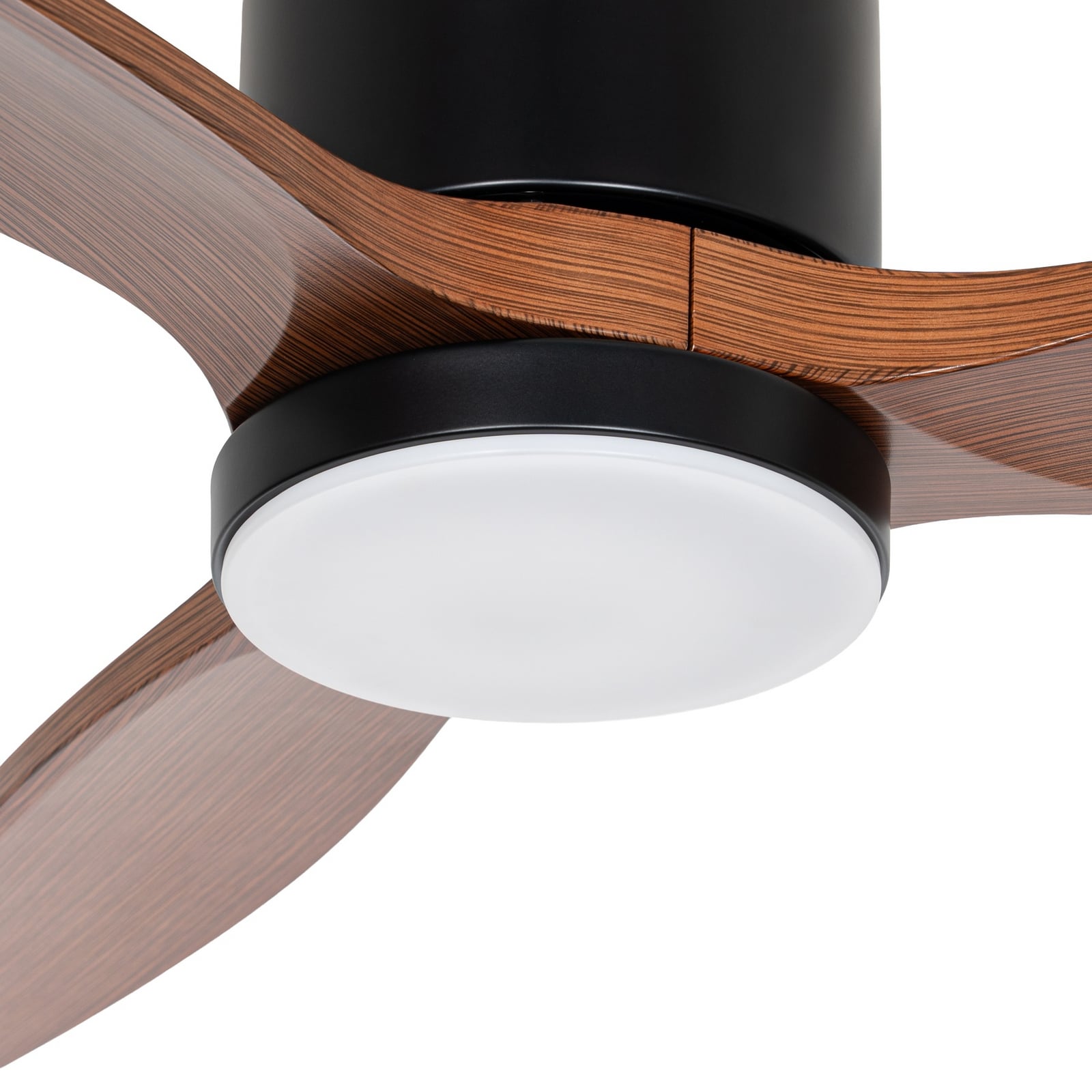 Lucande LED stropni ventilator Brinia, premer 132 cm, les, CCT