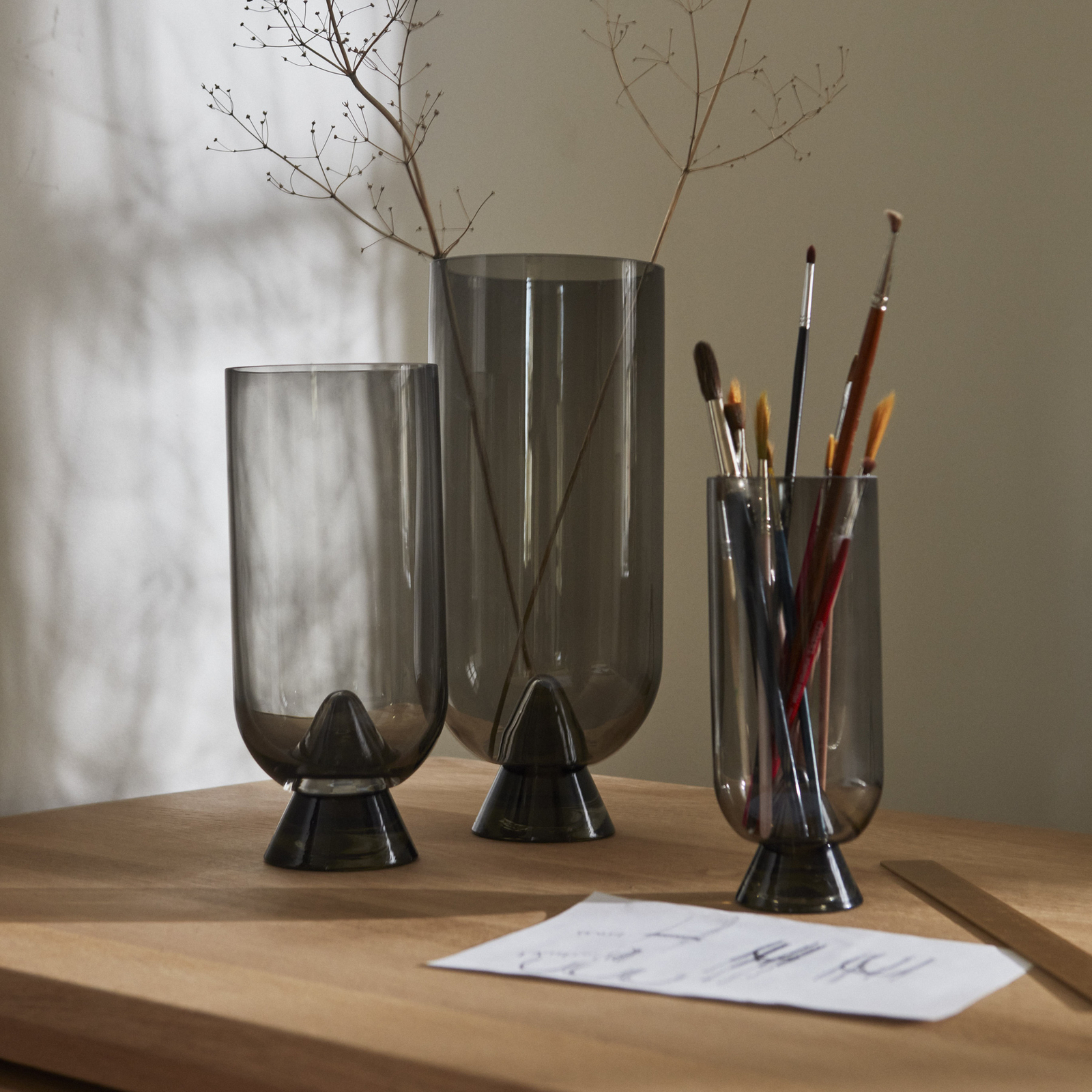 Glacies Vase H29 Schwarz - AYTM