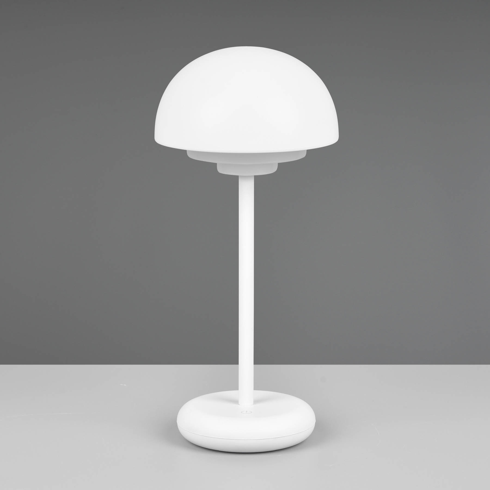 Lampe table LED Elliot IP44 batterie tactile blanc