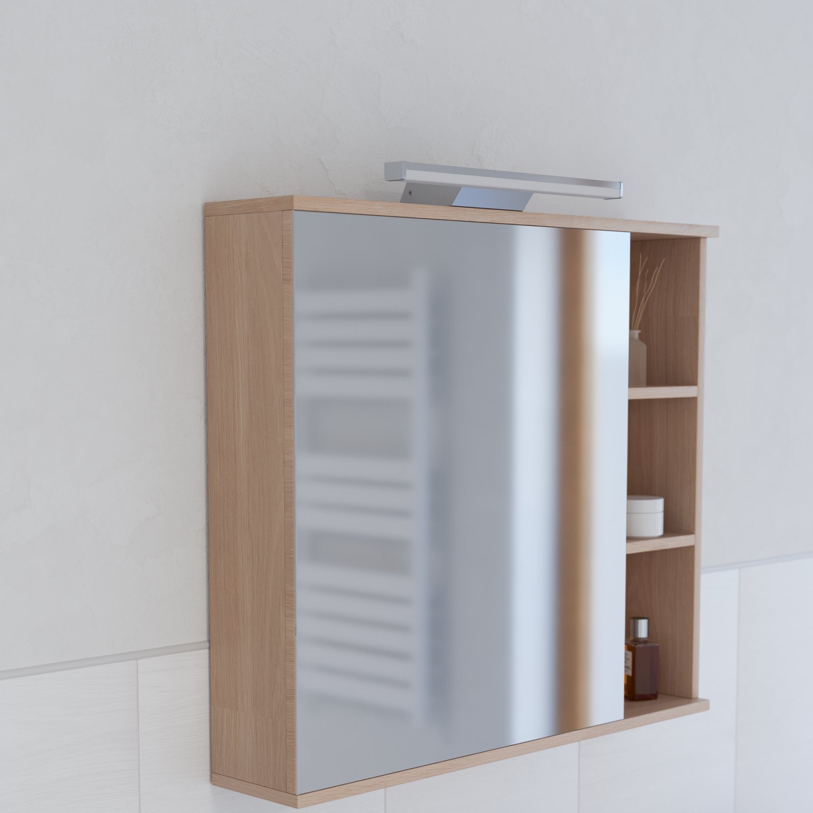 EGLO connect Smart-LED-Spiegelleuchte Regello-Z, grau