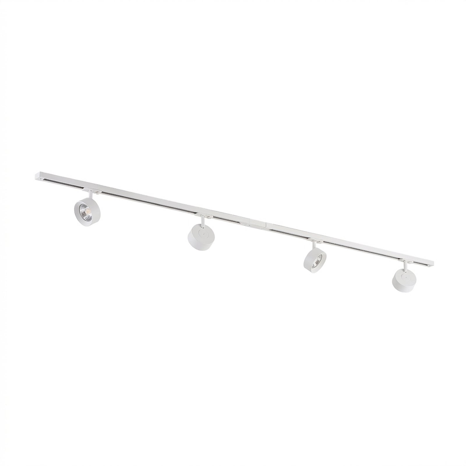 Systém kolejnic Linaro, Ø 9,5 cm, 4 žárovky, LED, bílá – Lindby