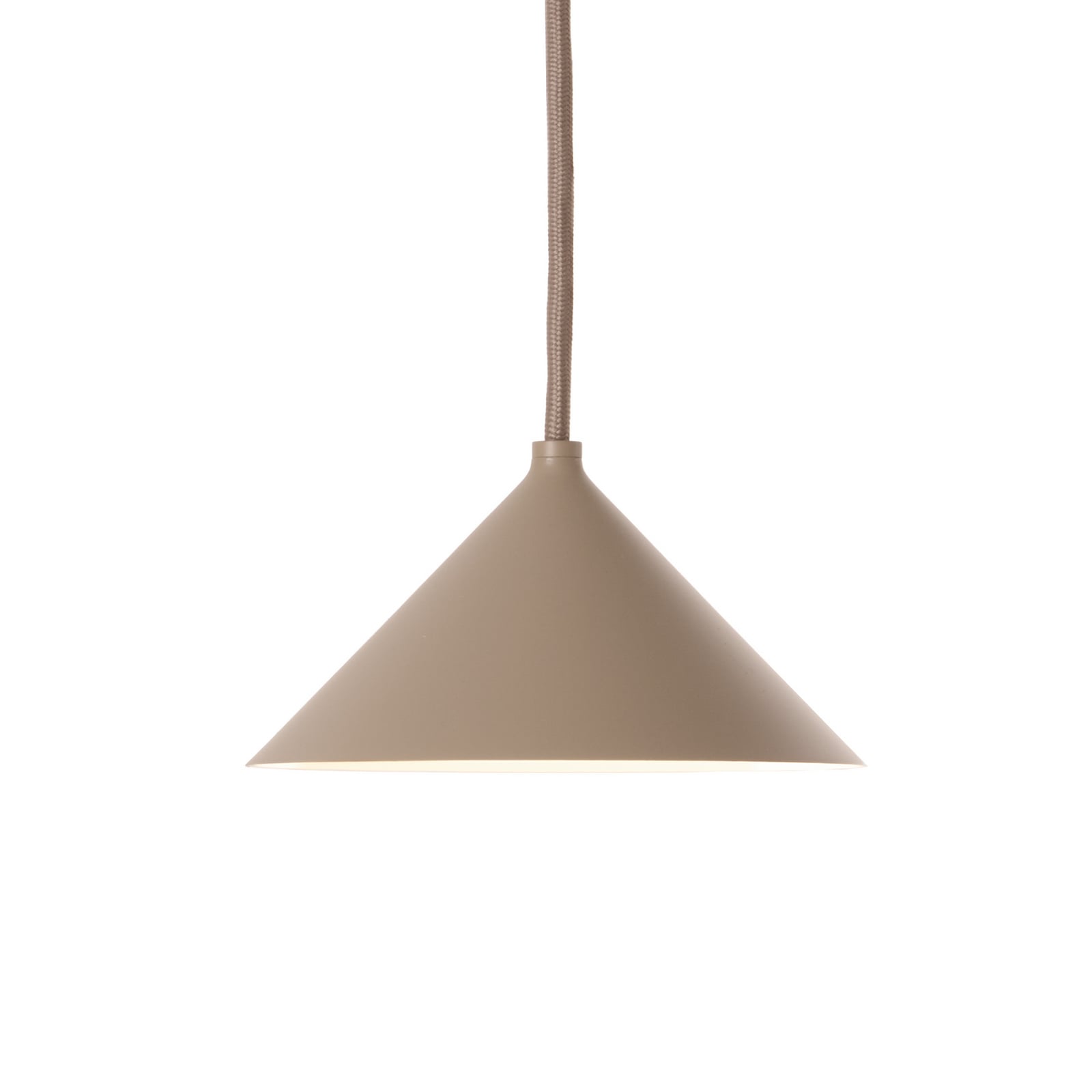Grasp viseća lampa, pijesčno siva, Ø 15 cm, s utikačem - Frandsen