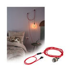 Paulmann Neordic Eldar pendant with plug red