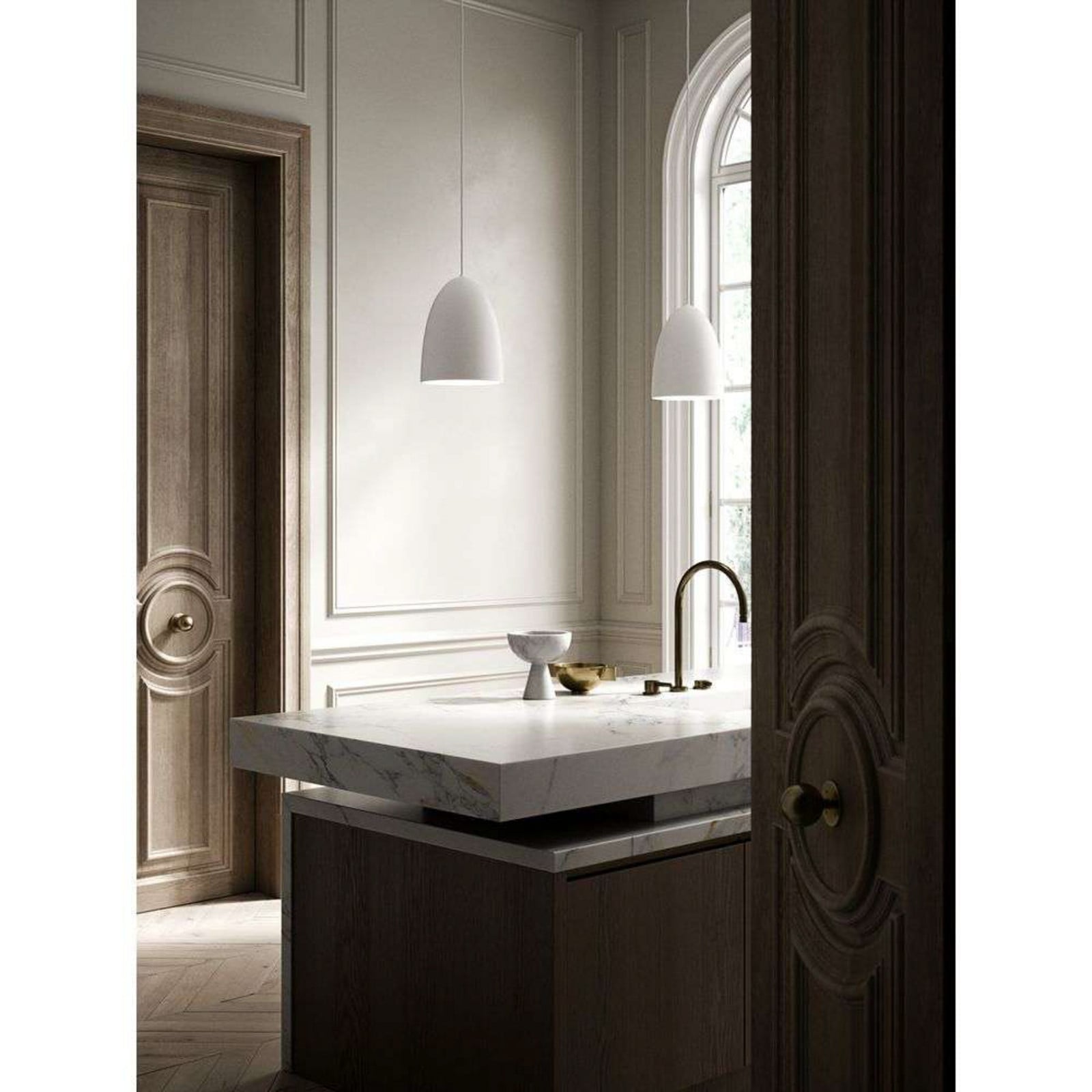 Nexus 2 Pendel White/Telegrey DFTP by Nordlux - Spisestue - Metal billede