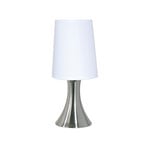 Lampada da tavolo Tilt in alluminio/bianco, altezza 31 cm - COREP SAS