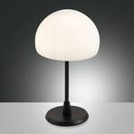Gaia LED table lamp with a touch dimmer, black