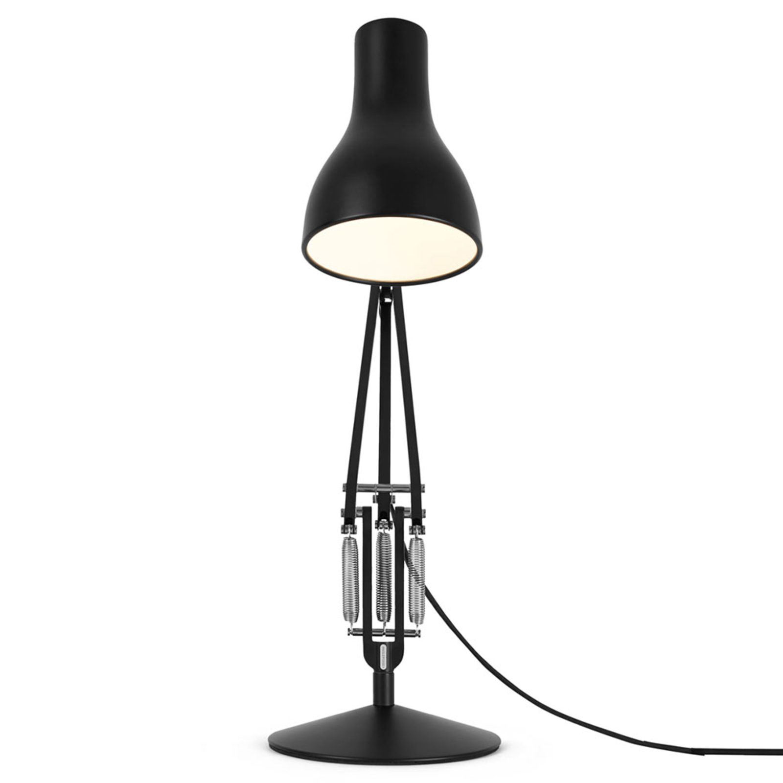 Anglepoise Τύπος 75 επιτραπέζιο φωτιστικό βελούδινο μαύρο