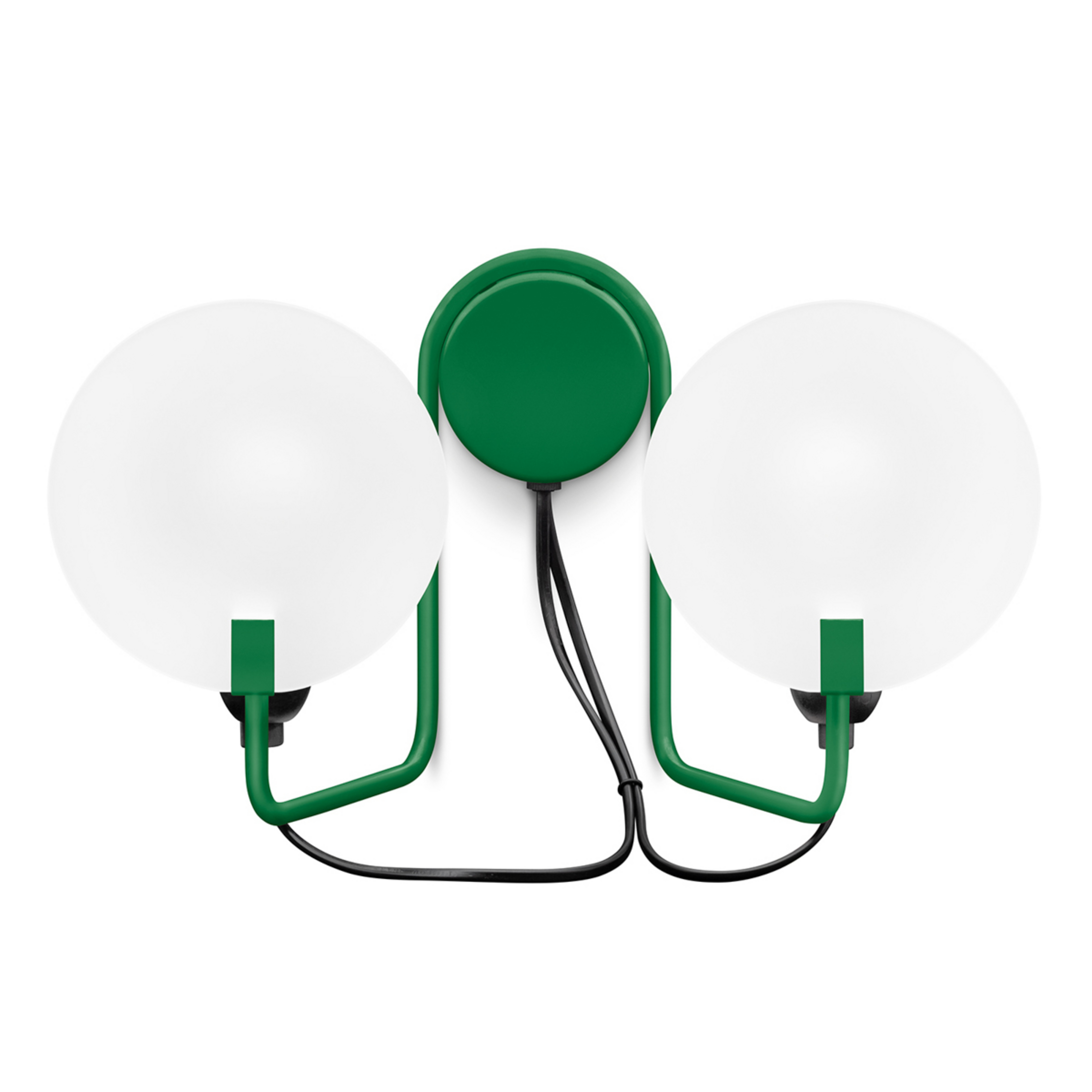 Aplică de perete LED Bugia, verde, cu 2 becuri - Stilnovo