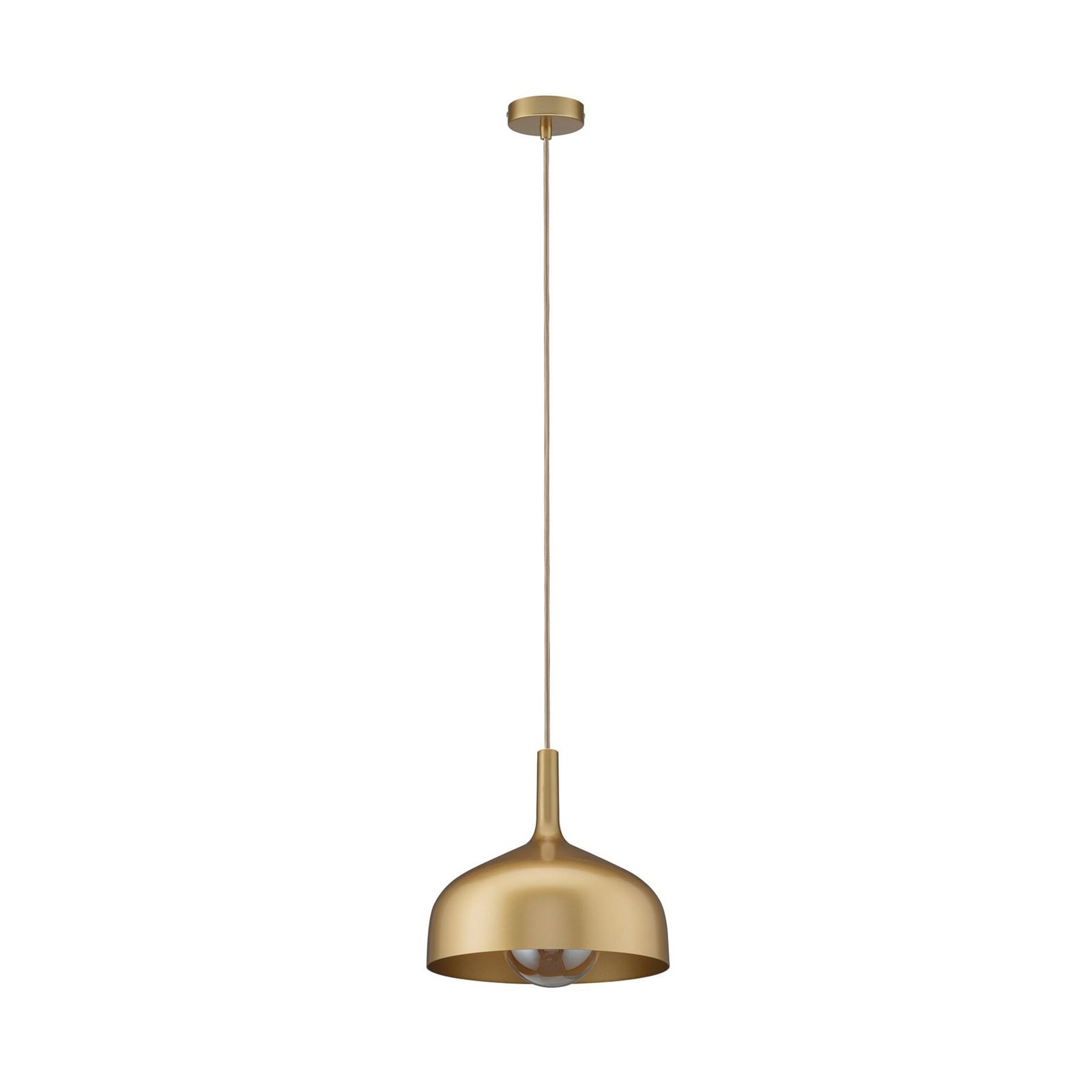 Paulmann Hängelampe Embla II, goldfarben, Ø 30 cm, Metall Paulmann Hängelampe Embla II, goldfarben, Ø 30 cm, Metall
