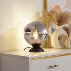 Stolová lampa Lindby Valentina so skleneným tienidlom