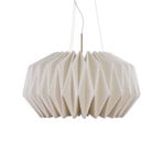LE KLINT Hängeleuchte Softly Pleated I, Ø 94 cm, weiß, Filz
