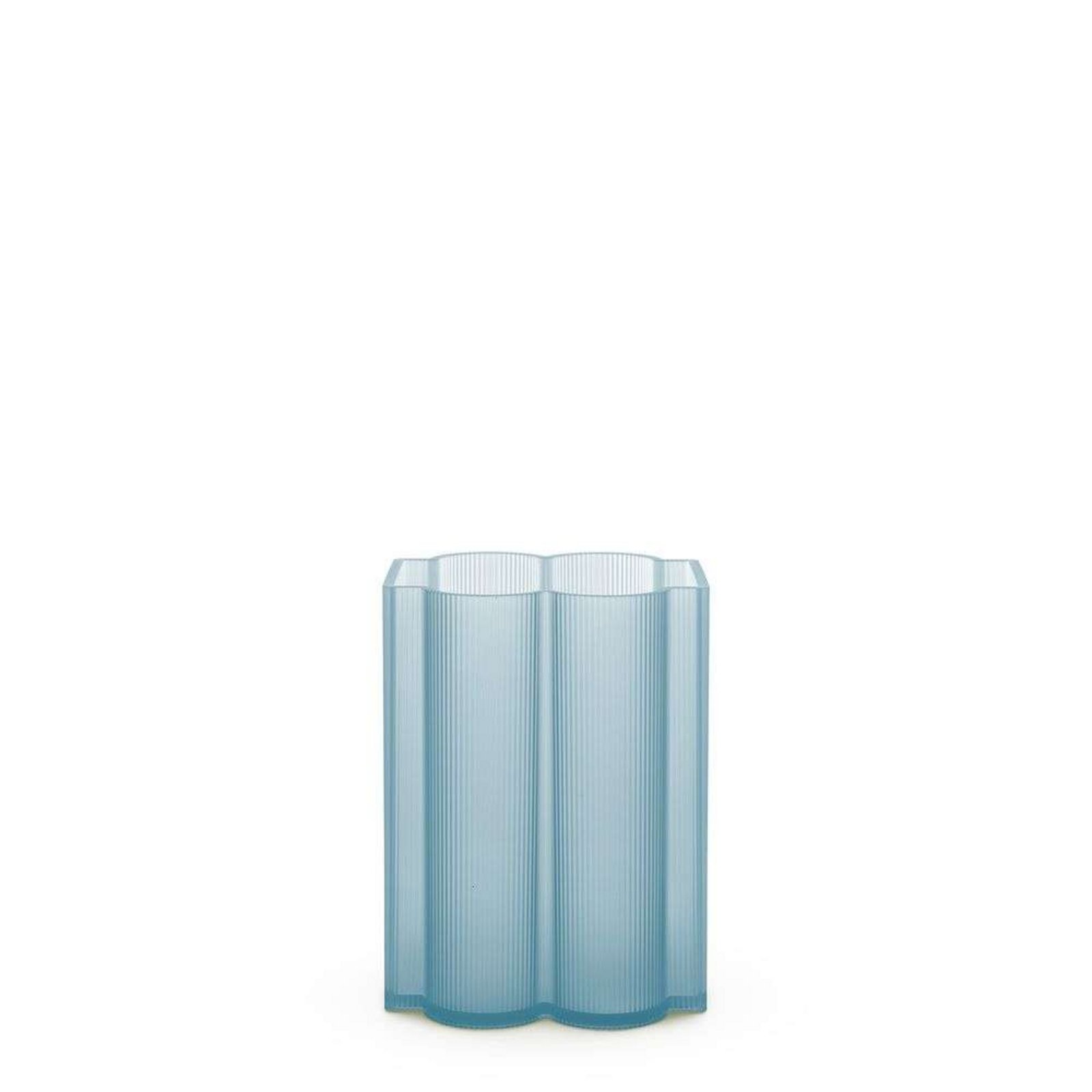 Okra Vase Low Blue - Kartell