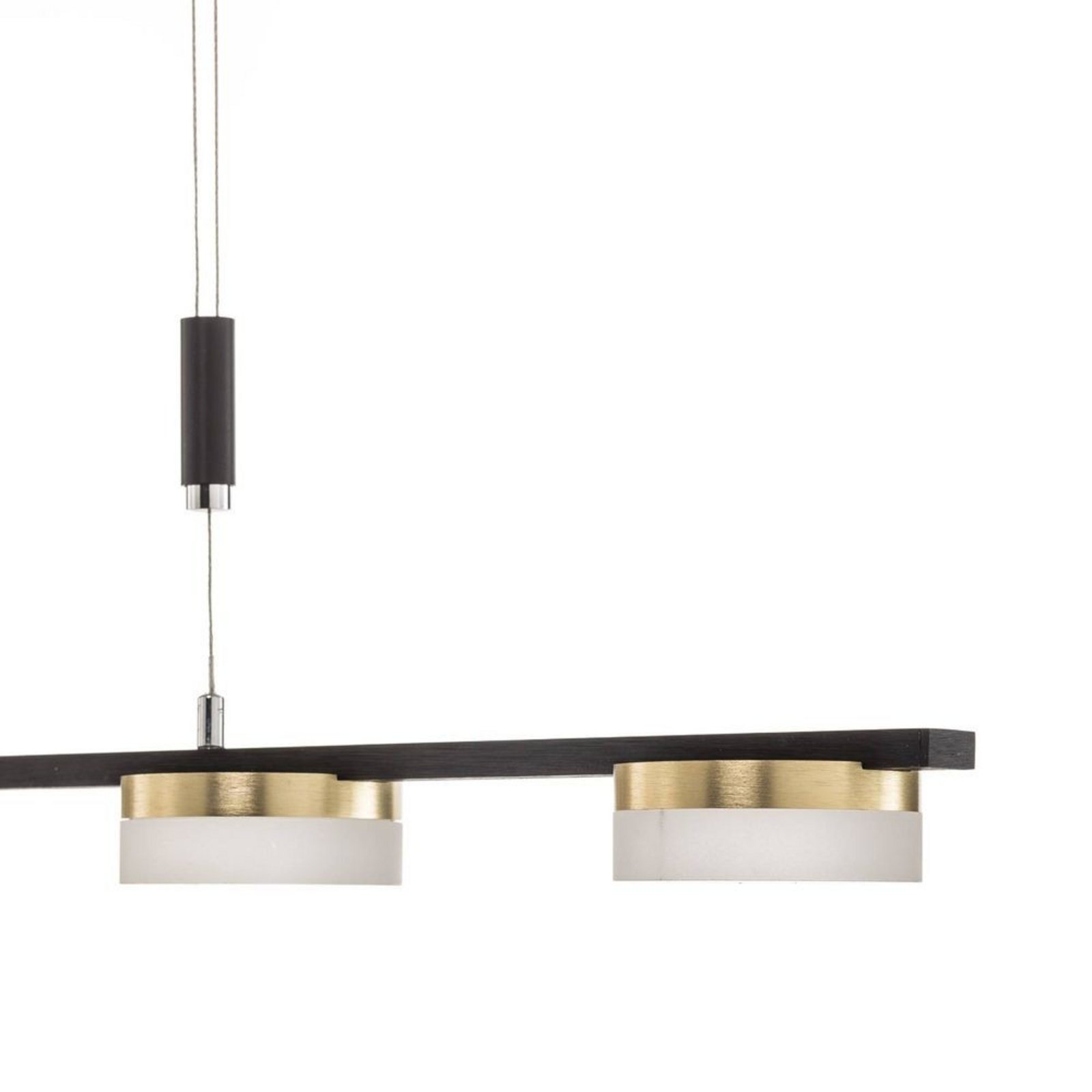 Kyree LED Lustră Pendul Anthracite/Gold - Lucande