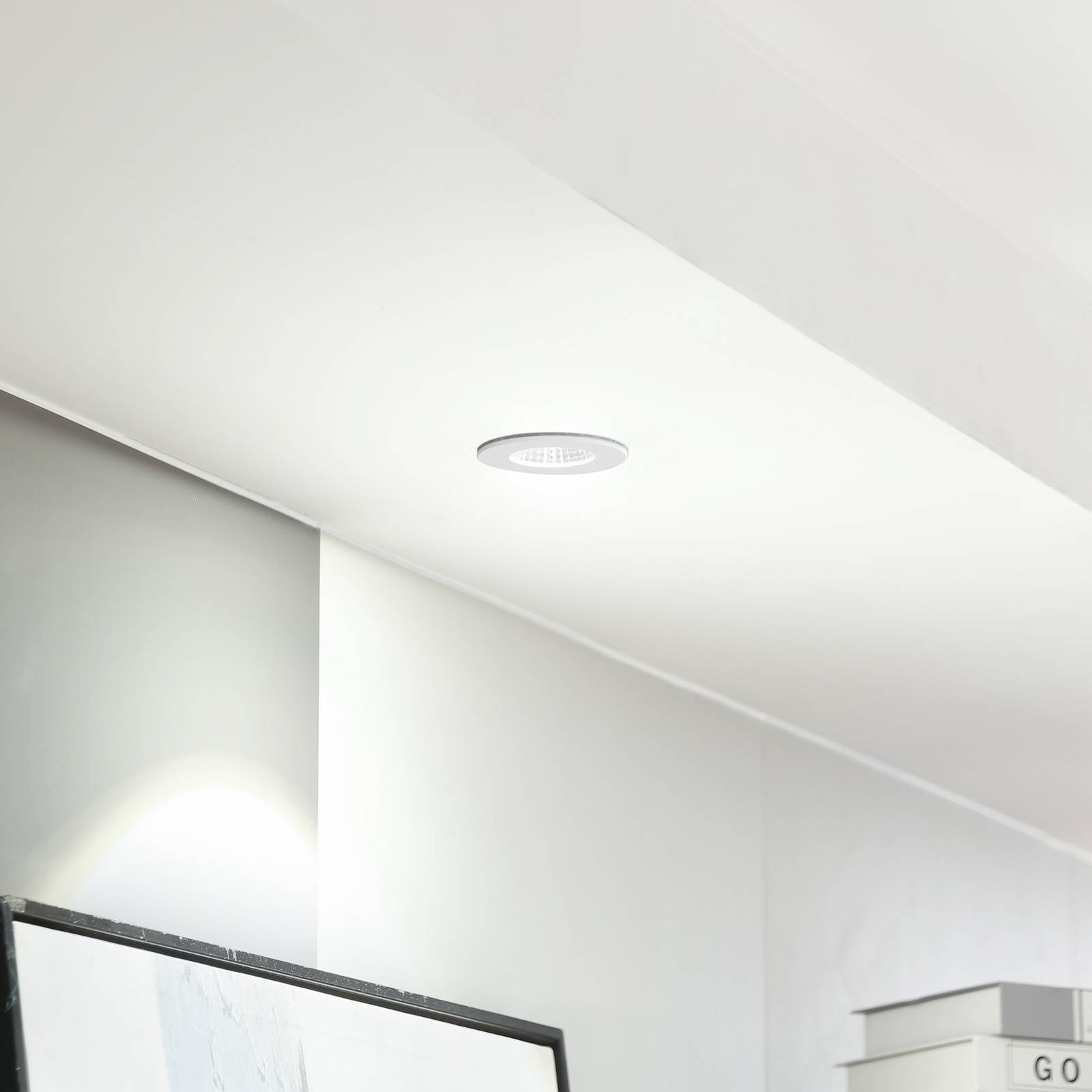 E-shop Arcchio LED stropné svietidlo Lirin, biele, 4 000 K