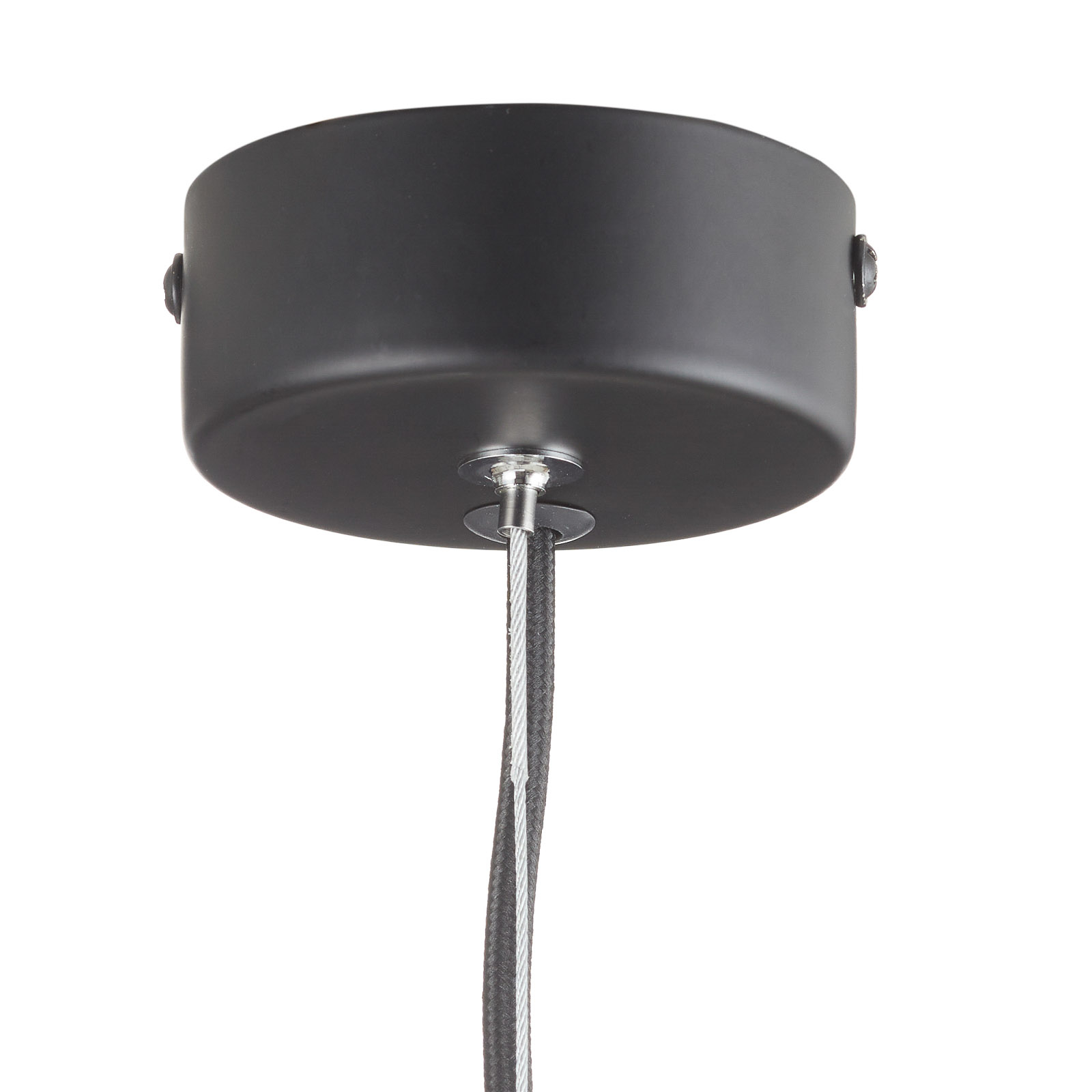 Studio - suspension LED noire cylindrique