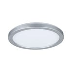 Atria Shine LED panel, chrome, Ø19cm, 3000K, on/off, IP20, Paulmann
