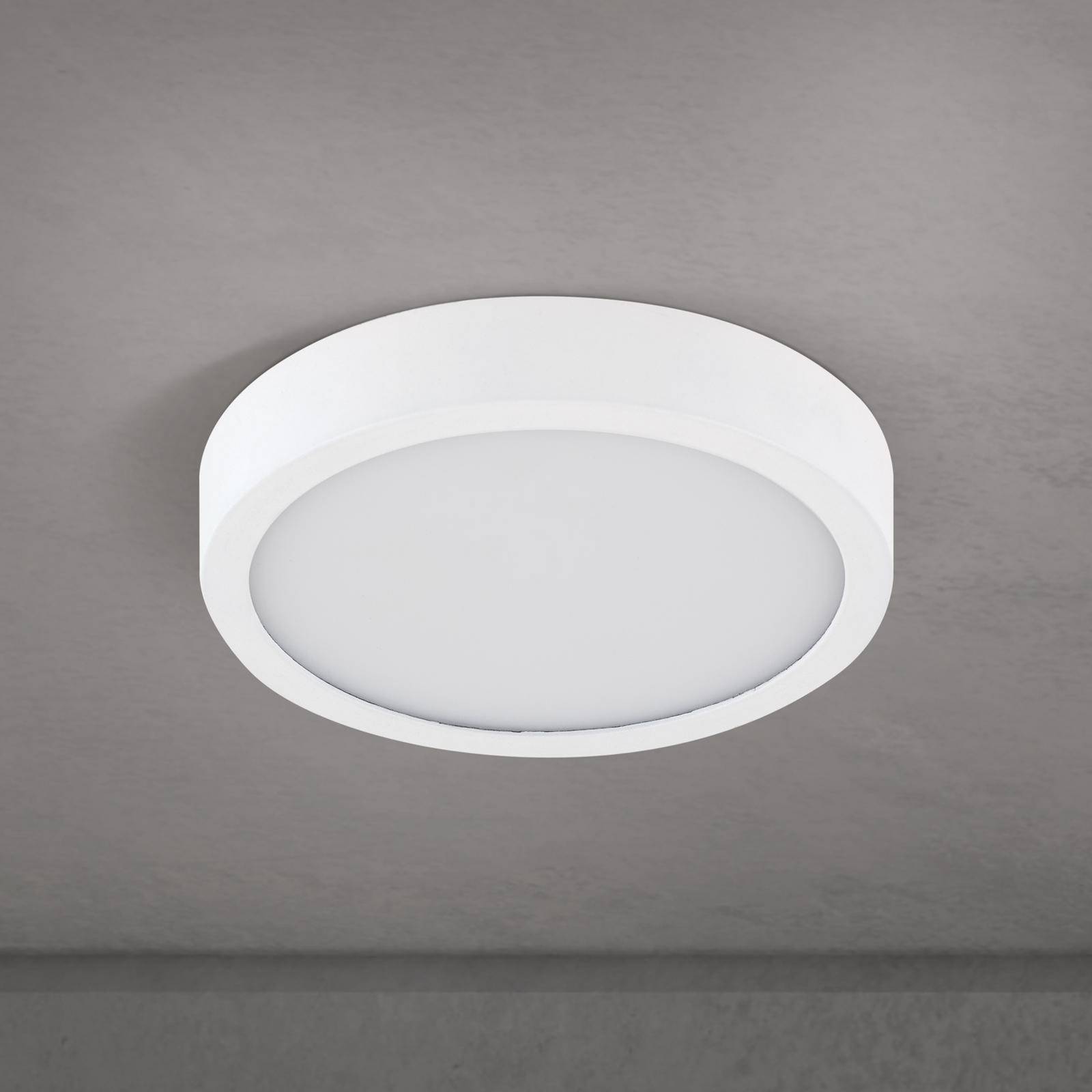 LED-Deckenlampe Disc, weiß Ø 14 cm, CCT, Metall/Kunststoff günstig online kaufen