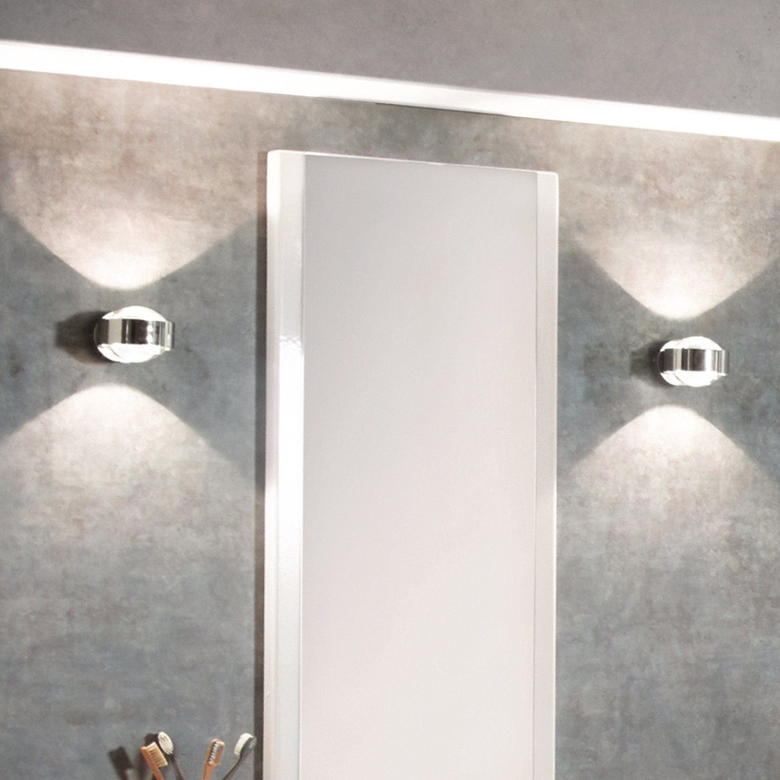 PUK Mini Wall+ LED 2x8W with two clear lenses