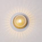 Nuura Liila 1 Medium wall lamp, 1-bulb gold/clear