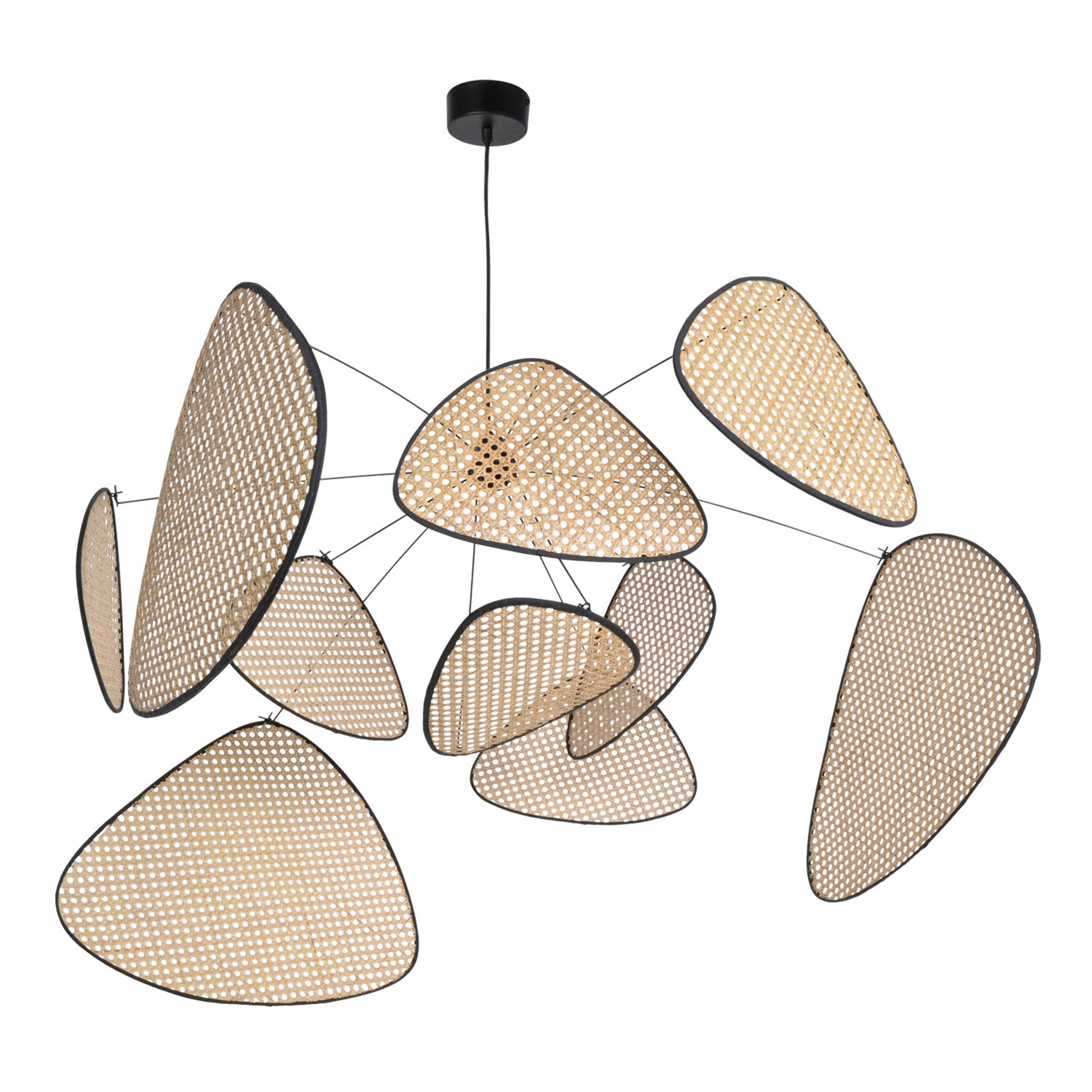 Lampada a sospensione Screen XL, 60 cm, naturale, rattan - MARKET SET