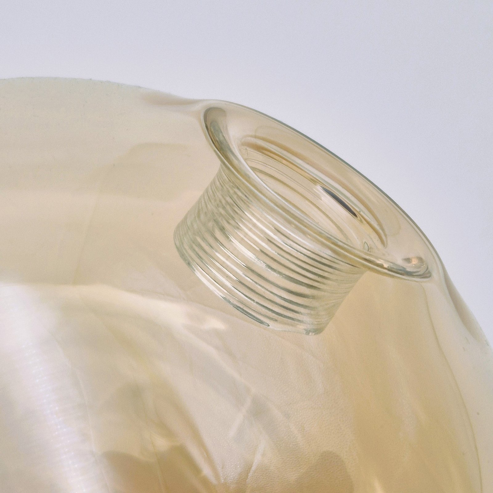 Natalia hanglamp, 1-lamp, glas, goud