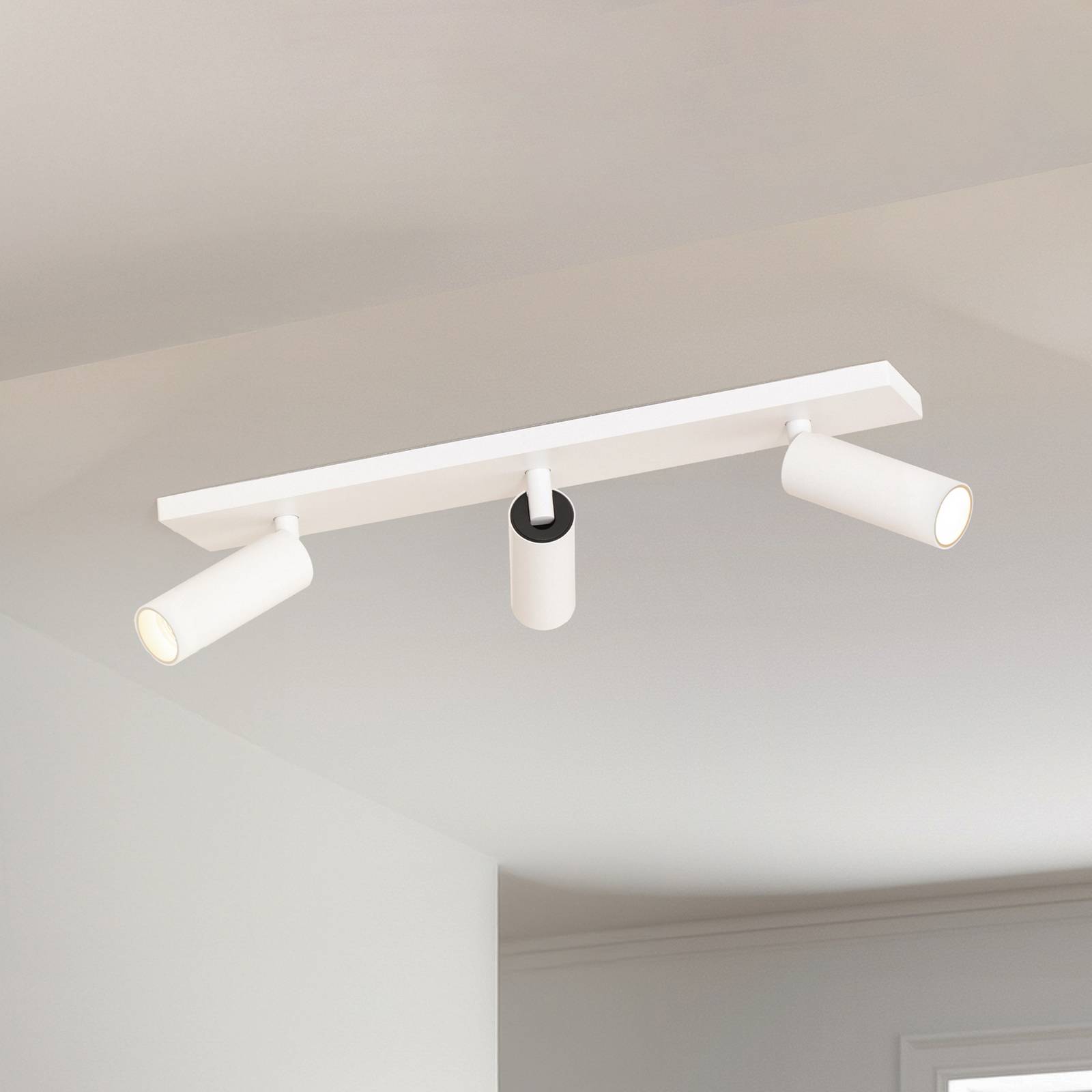 Arcchio Deckenstrahler Brinja Slim, weiß, 3-flg., GU10 MR11 günstig online kaufen