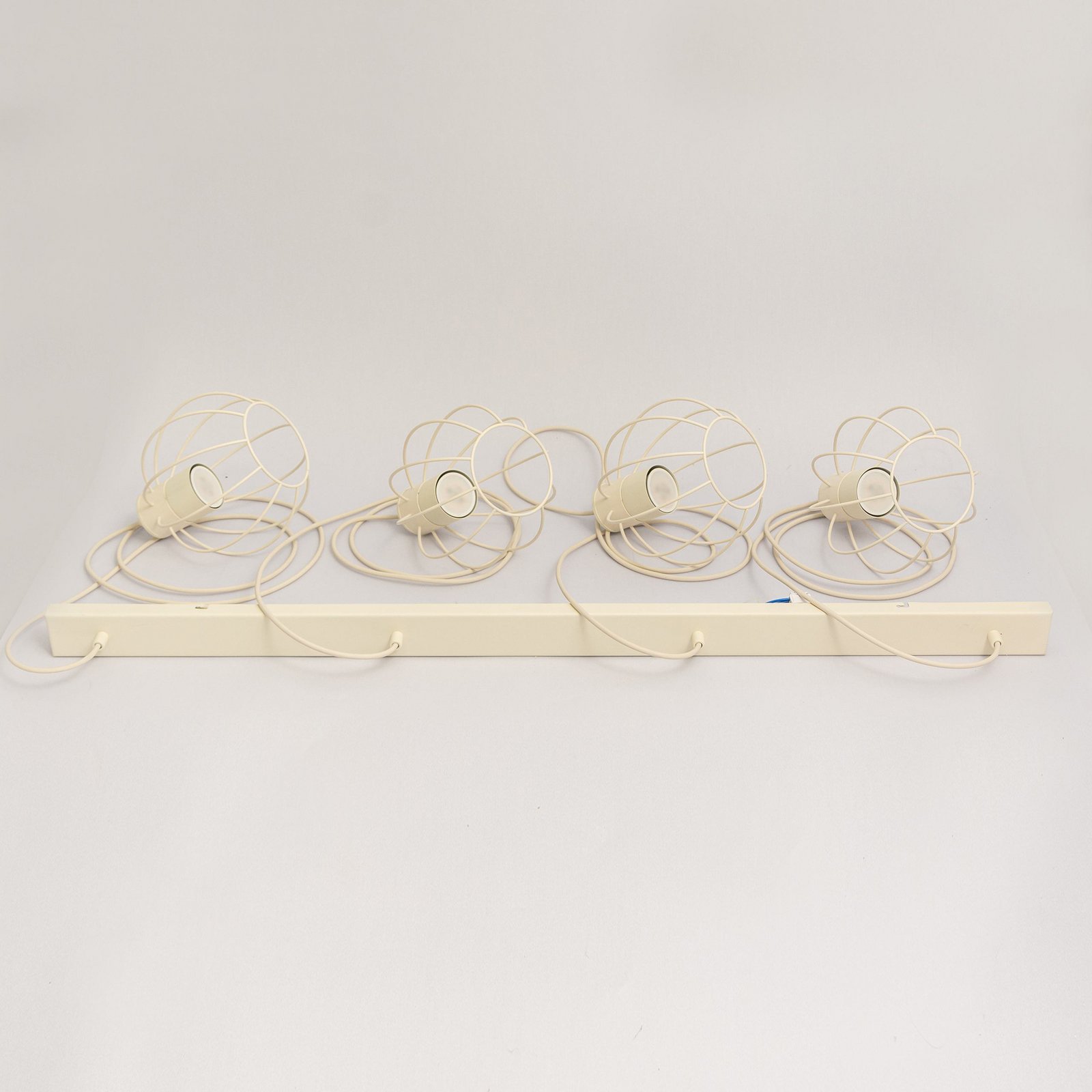 Lampa wisząca STARLIGHT, kremowy biały, 4-punktowa, długość 100 cm, metalowa