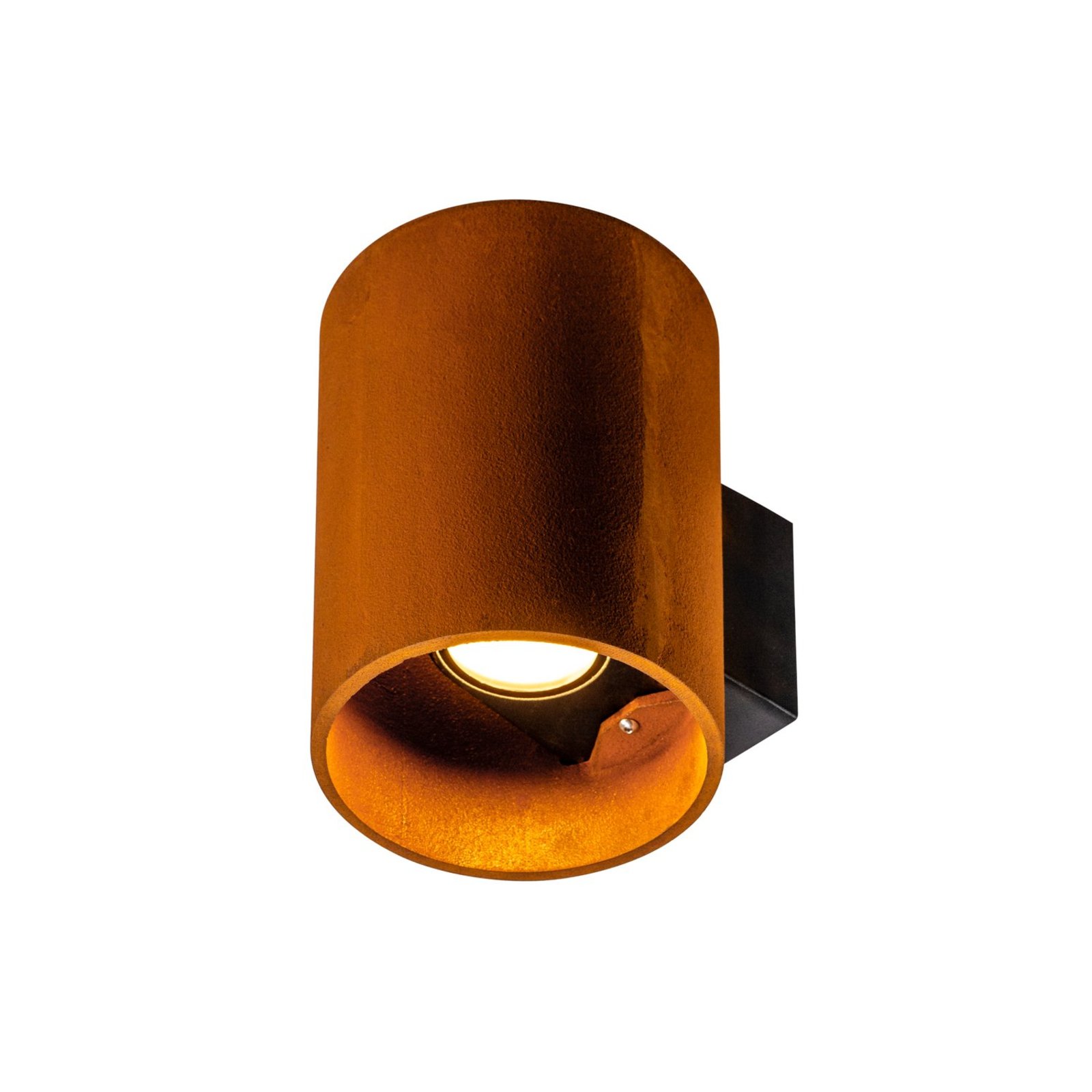 SLV Rusty LED outdoor wall light up/down cylinder