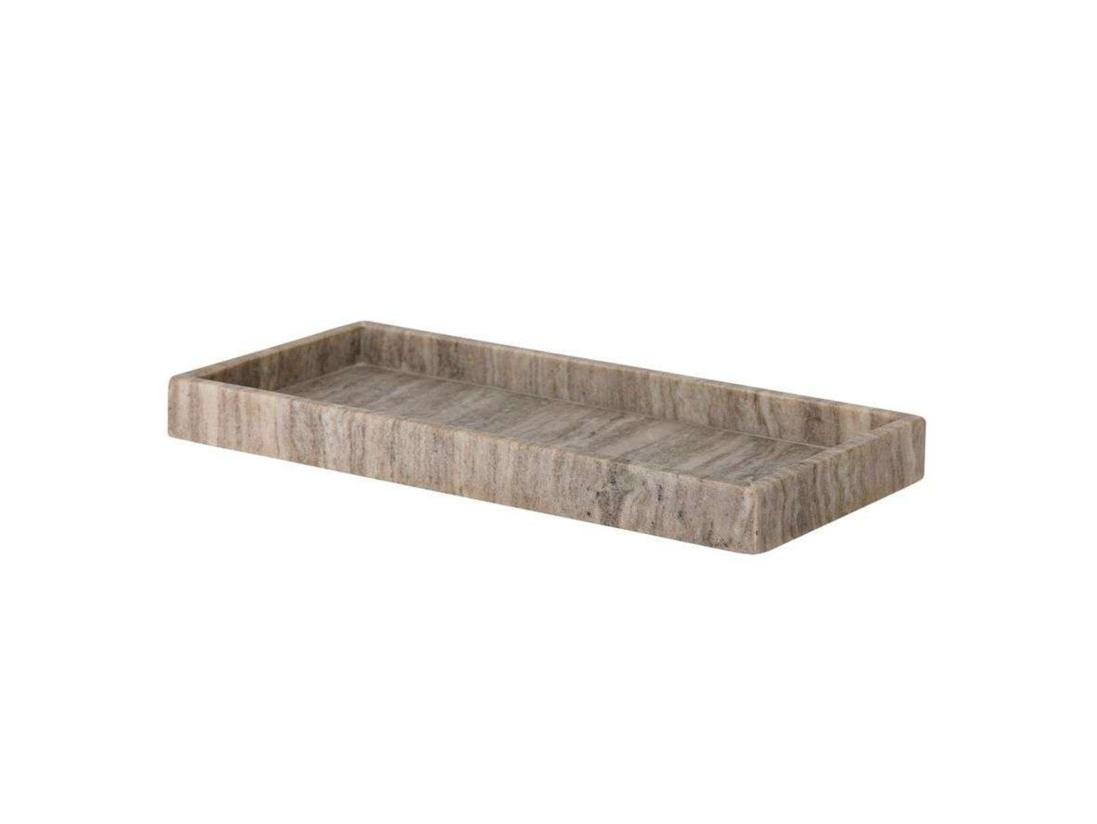 Majsa Tray L38 Brown Marble - Bloomingville