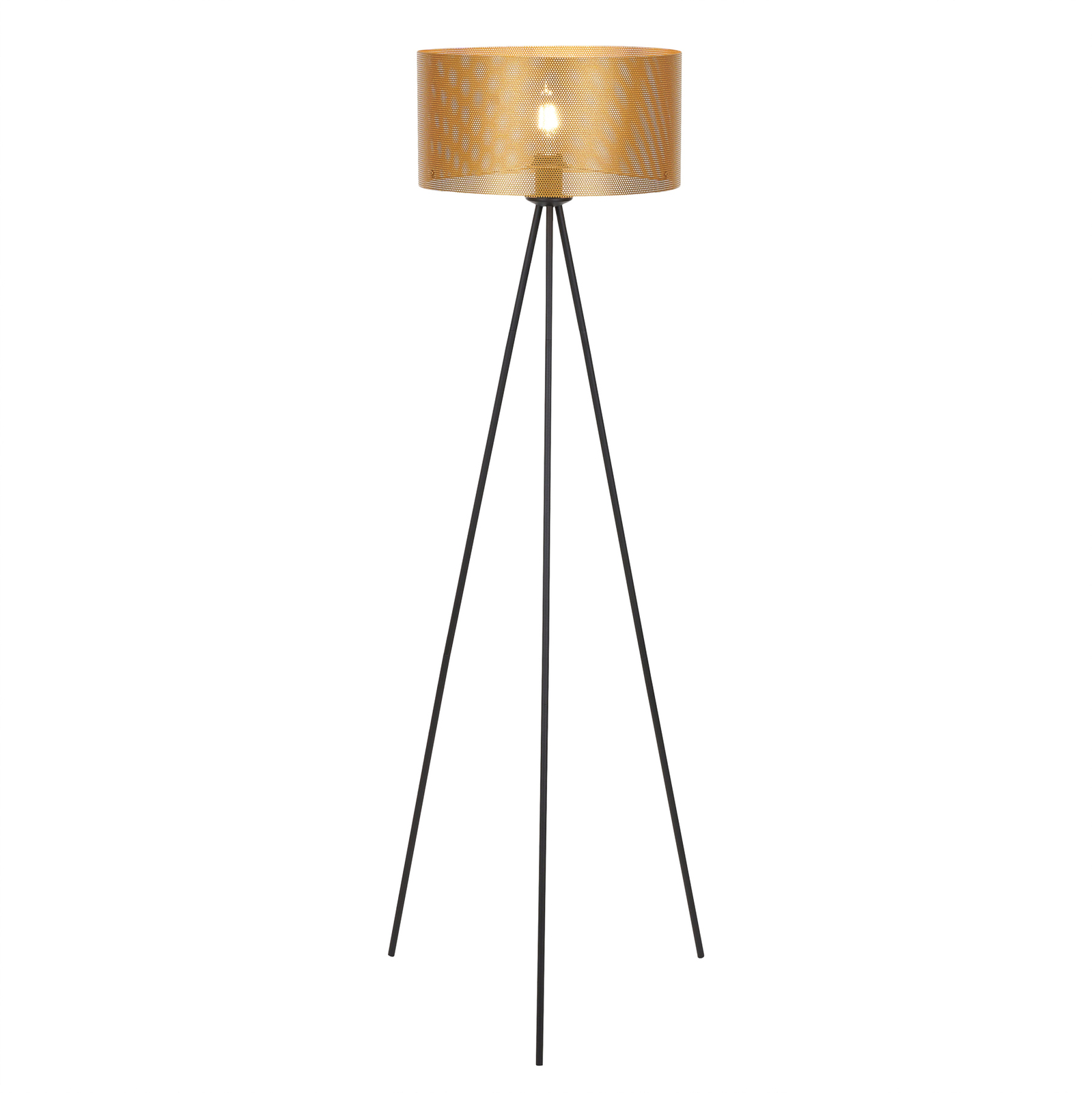 Euluna Zofia floor lamp, gold-coloured
