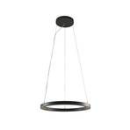 Molto Luce Lampă suspendată cu LED Perfora Pro, negru, Ø 60,5 cm