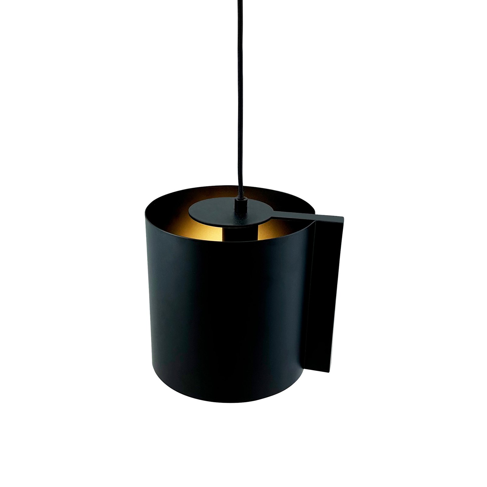 Dyberg Larsen Wum viseća lampa Ø 18,5 cm mat crna