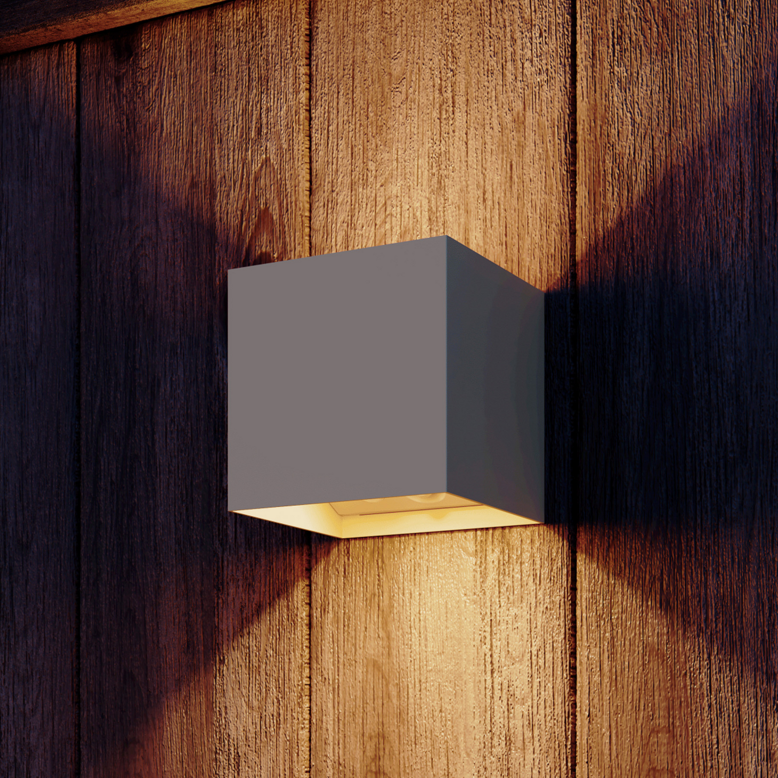 Calex LED-Akku-Sensor-Außenwandlampe Volterra up/down IP44