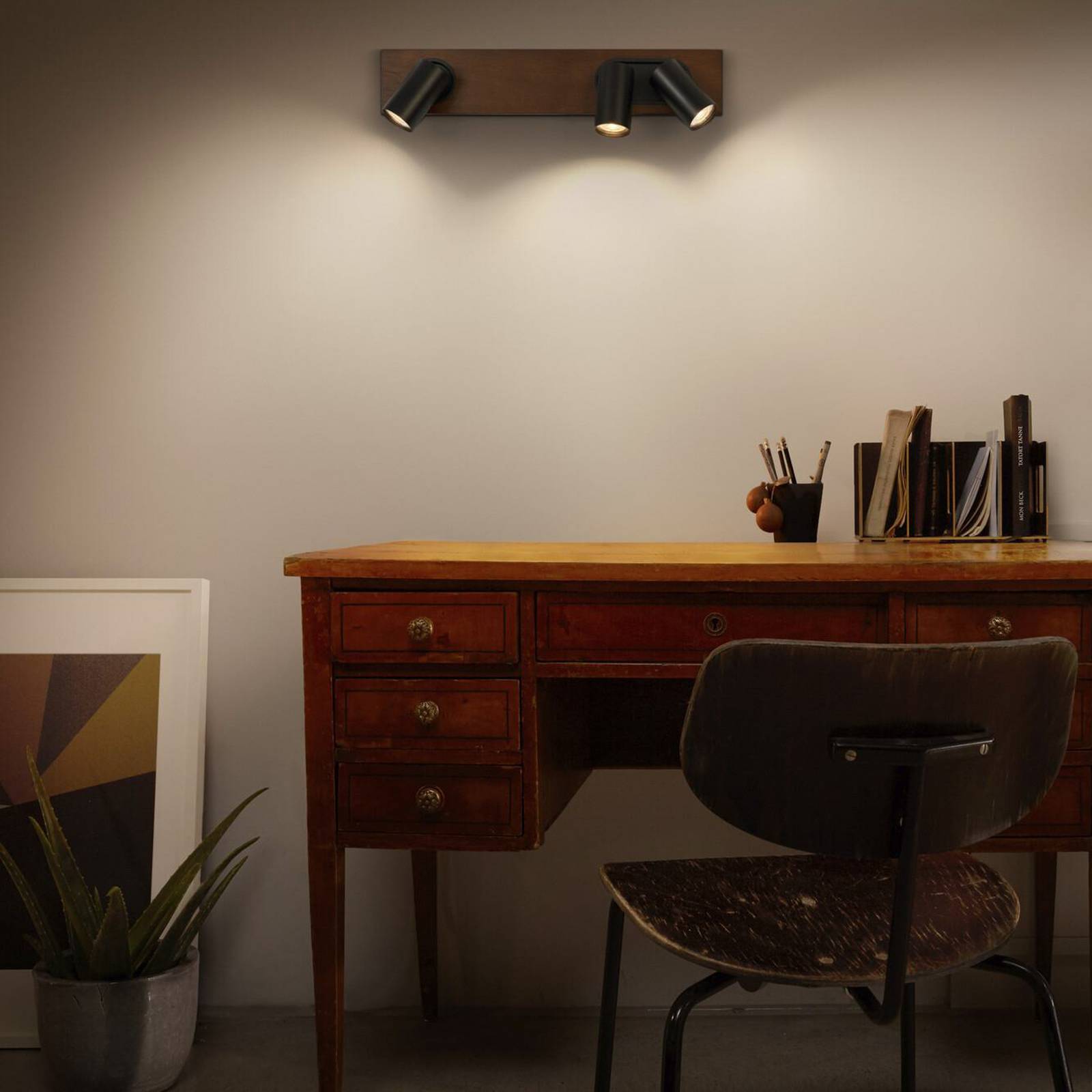 Reflektor sufitowy OSRAM MERCURY czarny 3-spot GU10-LED 927 z funkcją ściemniany