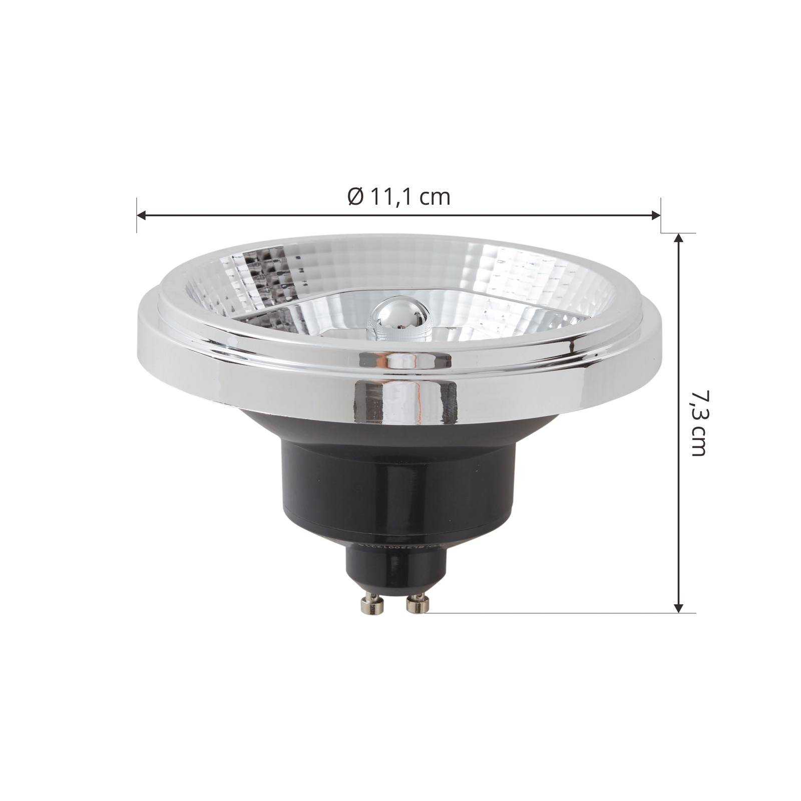 Arcchio LED-Lampe GU10 ES111 11W 3.000K Dim-to-warm