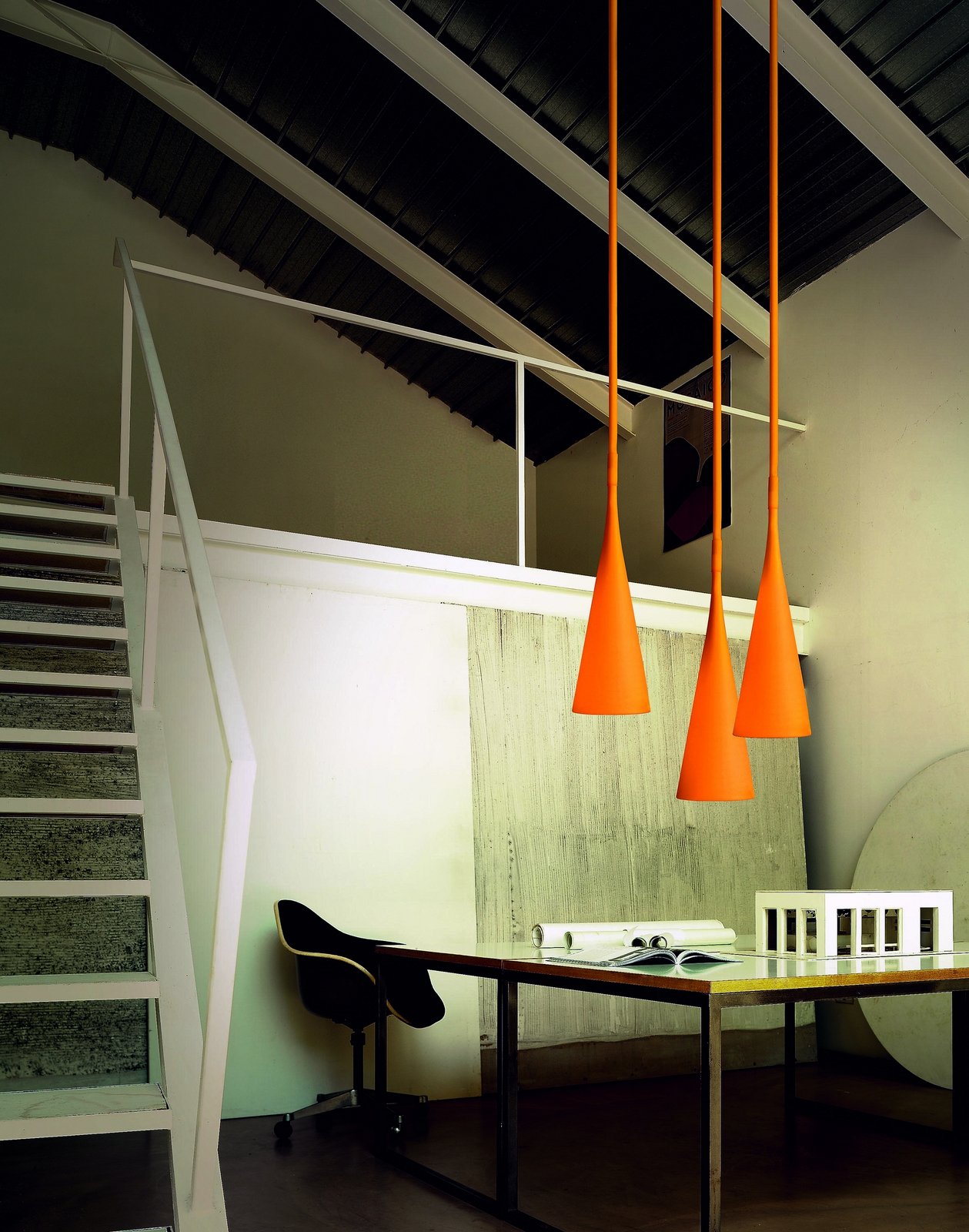 Uto Lampă de Masă/Lustră Pendul/Lampadar/Exterior Orange - Foscarini