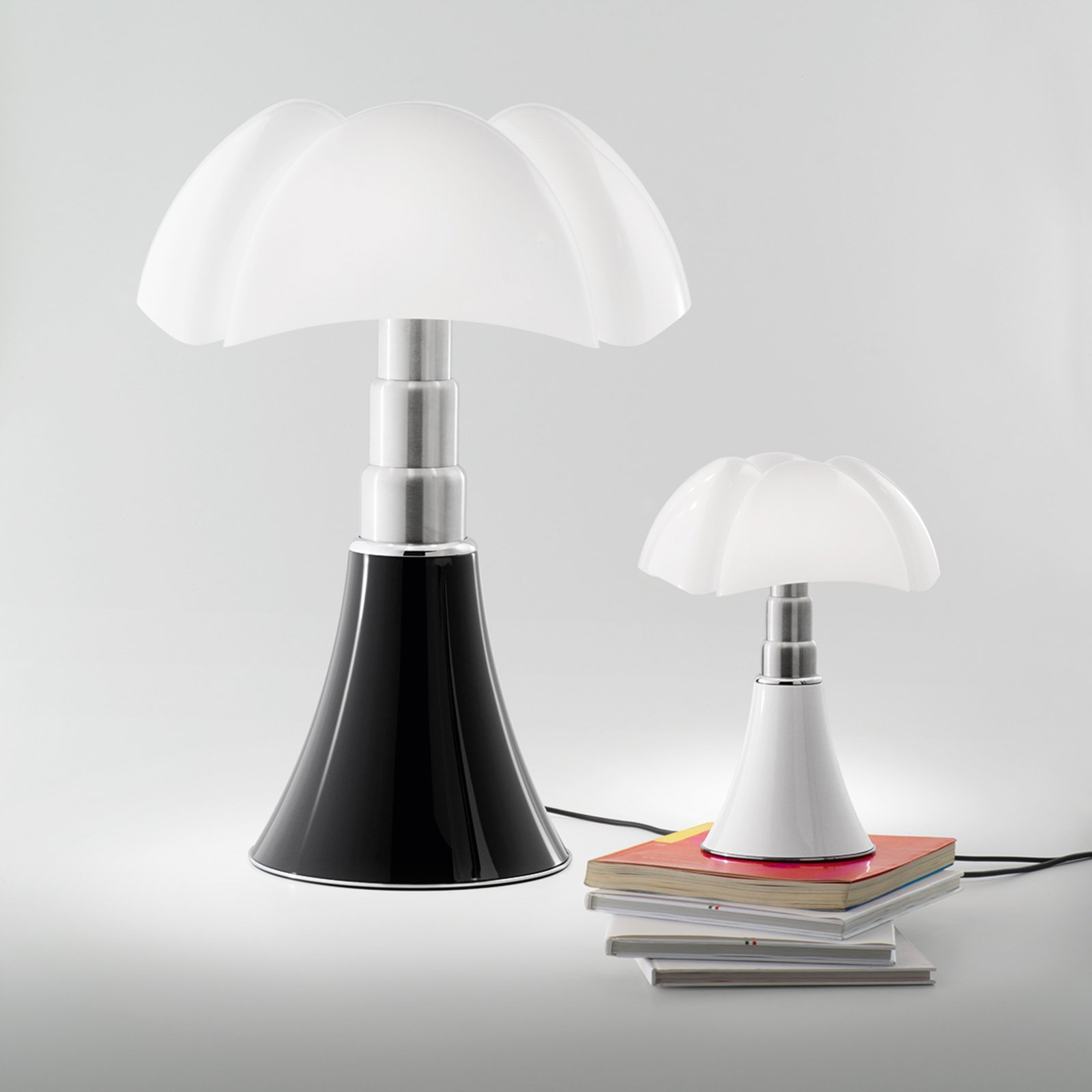 Pipistrello Bordslampa Glossy Black - Martinelli Luce