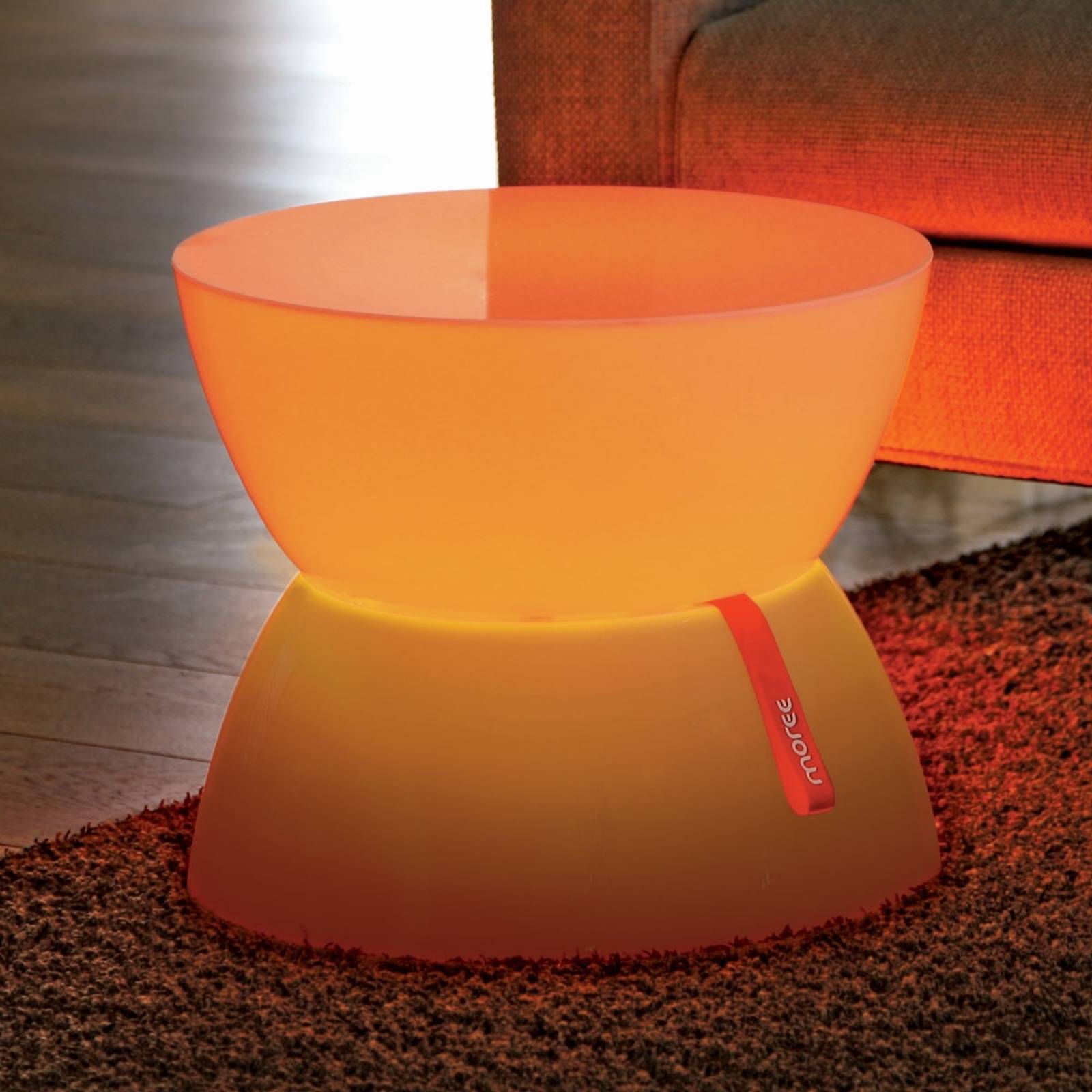 Moree Lounge Mini decorative light, LED, controllable, for Living / Dining Room, ABS plastic, PMMA coating, glass, E27, 9 W, energy efficiency: A+, H: 33 cm