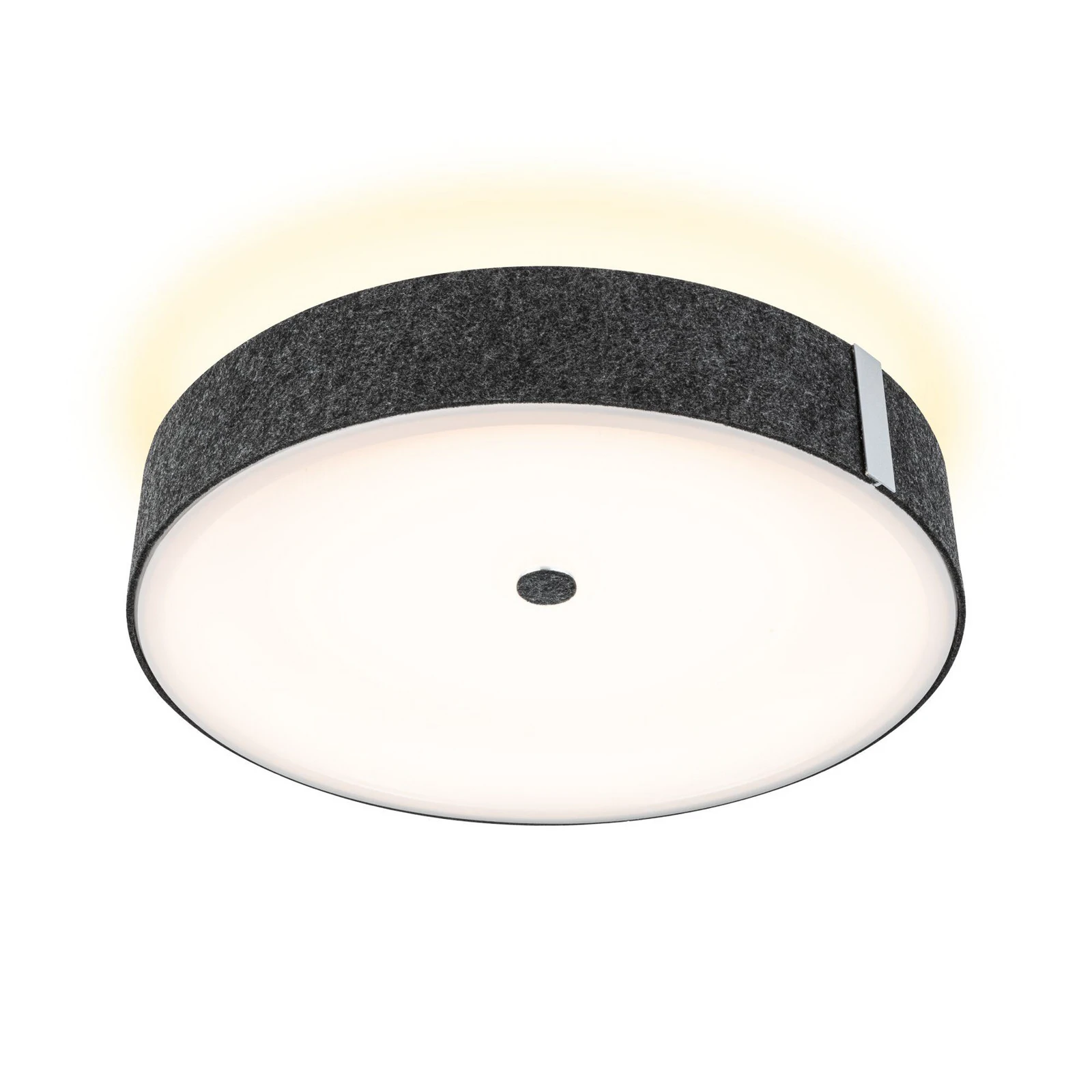 Paulmann LED griestu lampa Malika, antracīts, filcs, 3 pakāpju aptumšošana