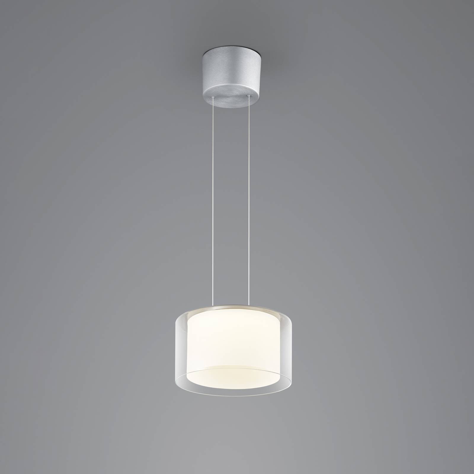 Image of BANKAMP Grand Clear lampada a sospensione LED, a 1 luce, Ø 32 cm