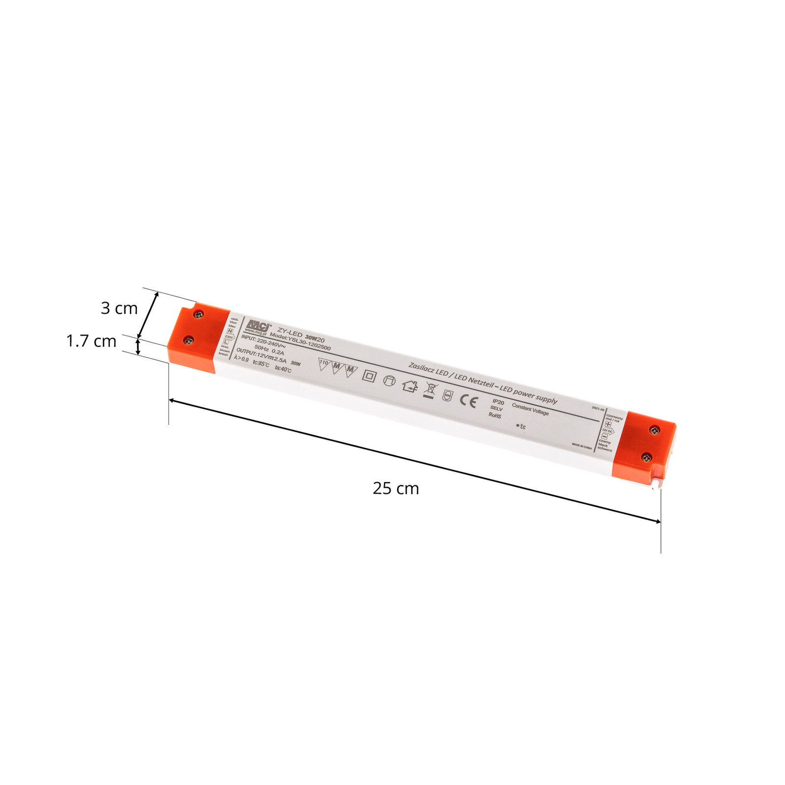 LED barošanas bloks ZY-LED 30W20