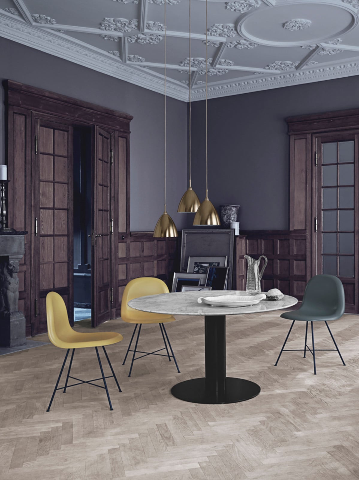 Bestlite BL9 Pendelleuchte Ø21 Messing/Messing GUBI - Wohnzimmer - Metall
