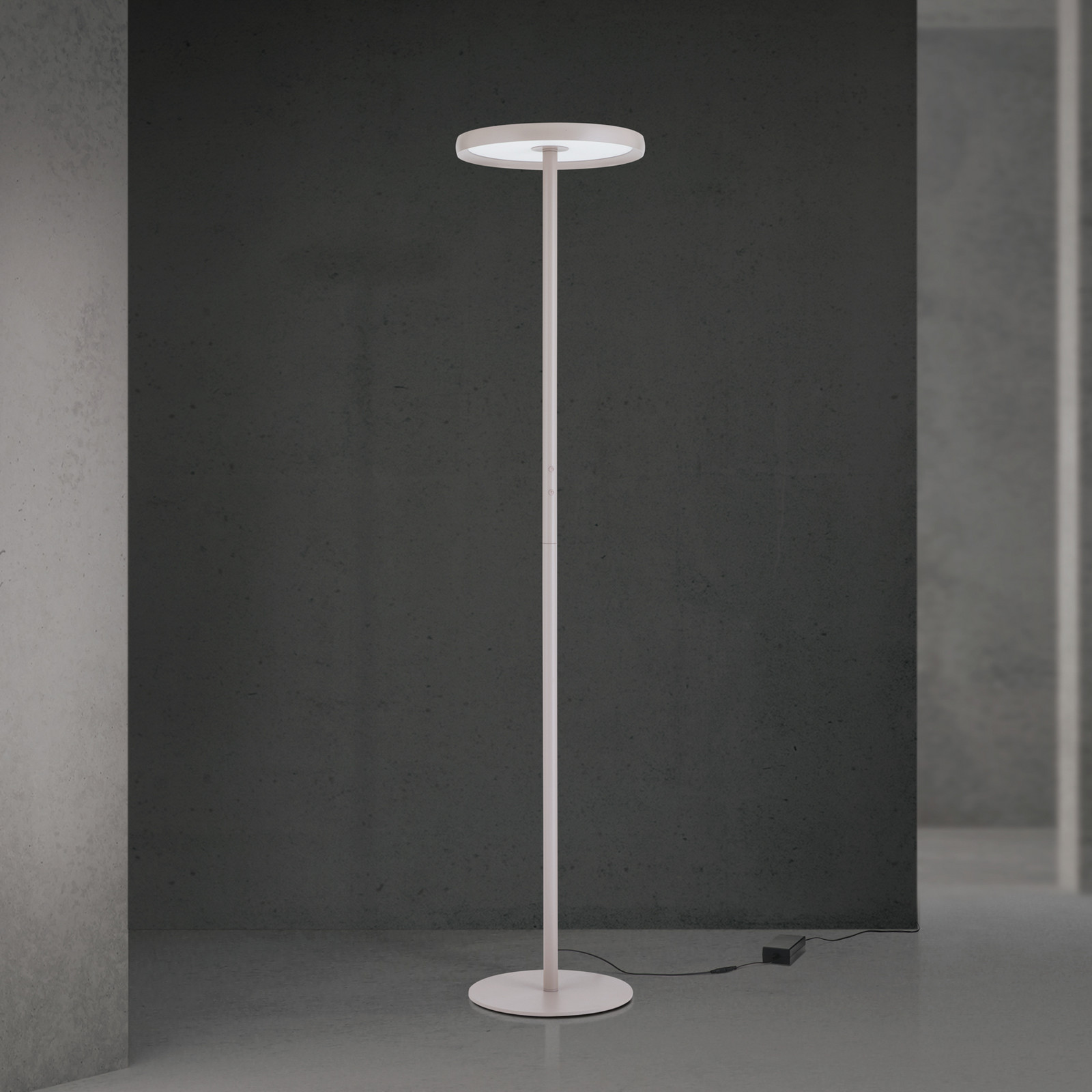 ORION LED стояща лампа KANT, каки, височина 185 cm, CCT, димер, нагоре/надолу