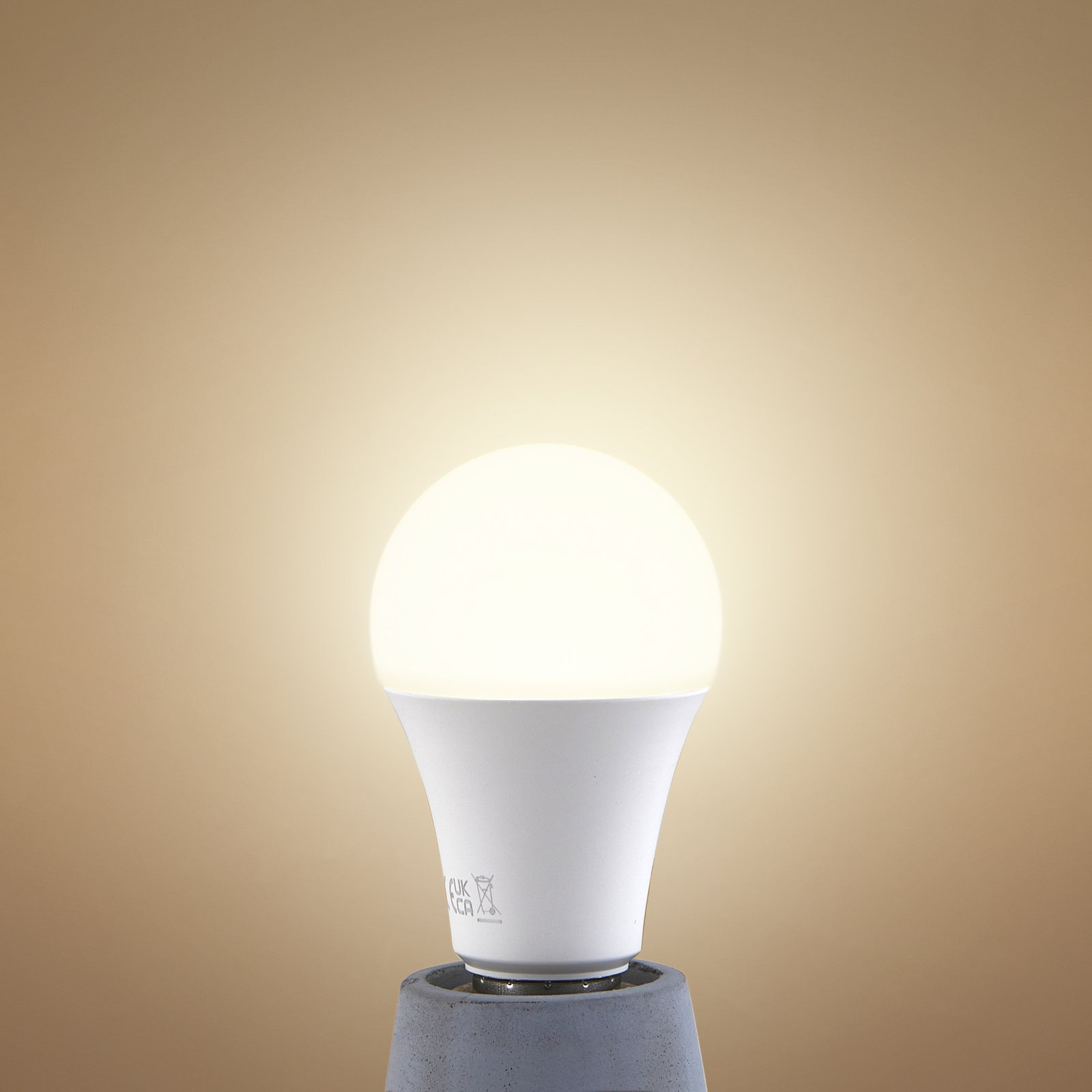 LED lamp, opaal, E27, A60, 8,2W, 2700K, 1521 Lumen