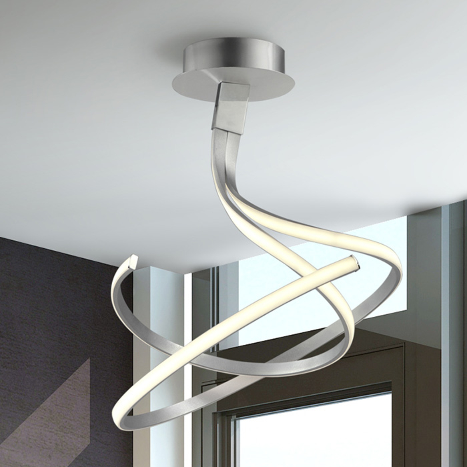Suspension LED Nur au design courbé