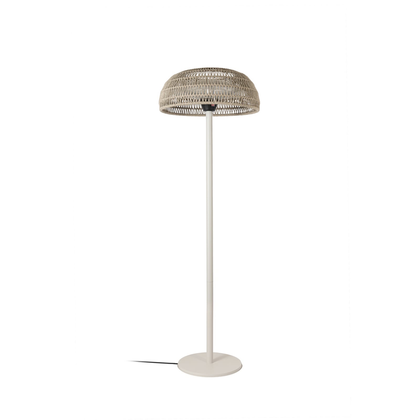 Radiateur rayonnant sur pied Calenza, couleur sable, 200 cm, 3 niveaux de